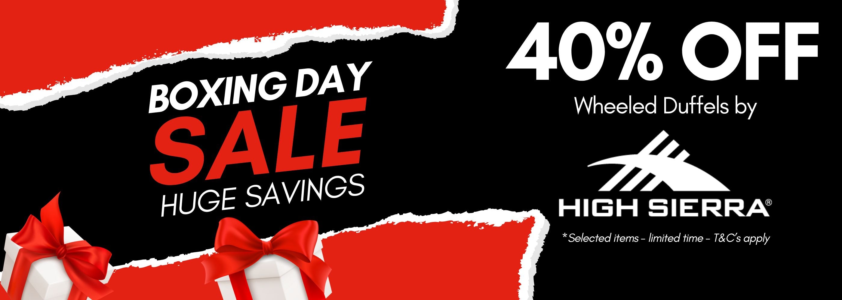 High Sierra Boxing Day Sale