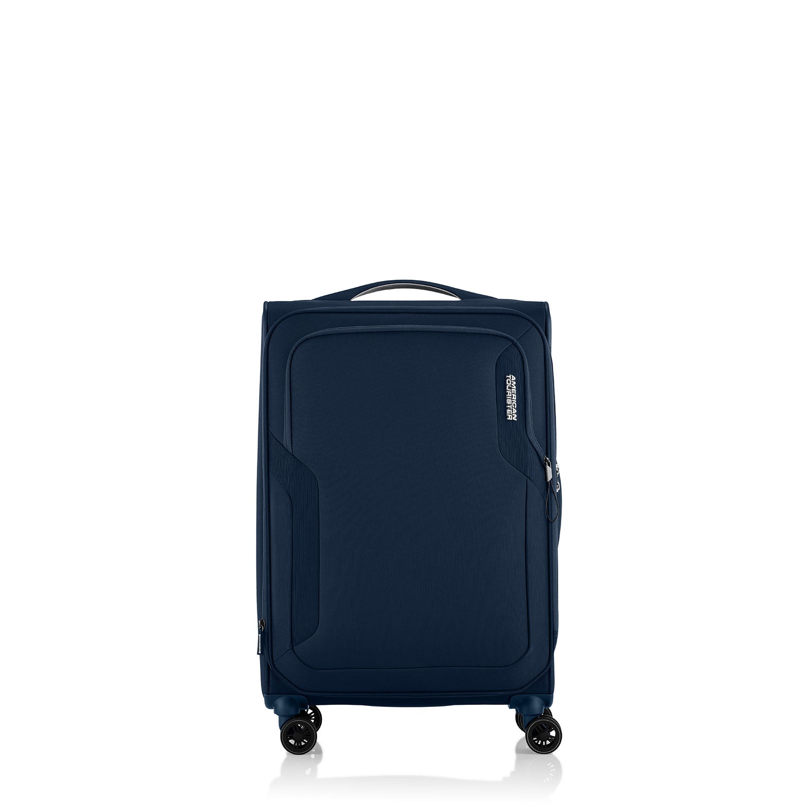 American-Tourister-Applite-5-Eco-72cm-Suitcase-Navy-Front