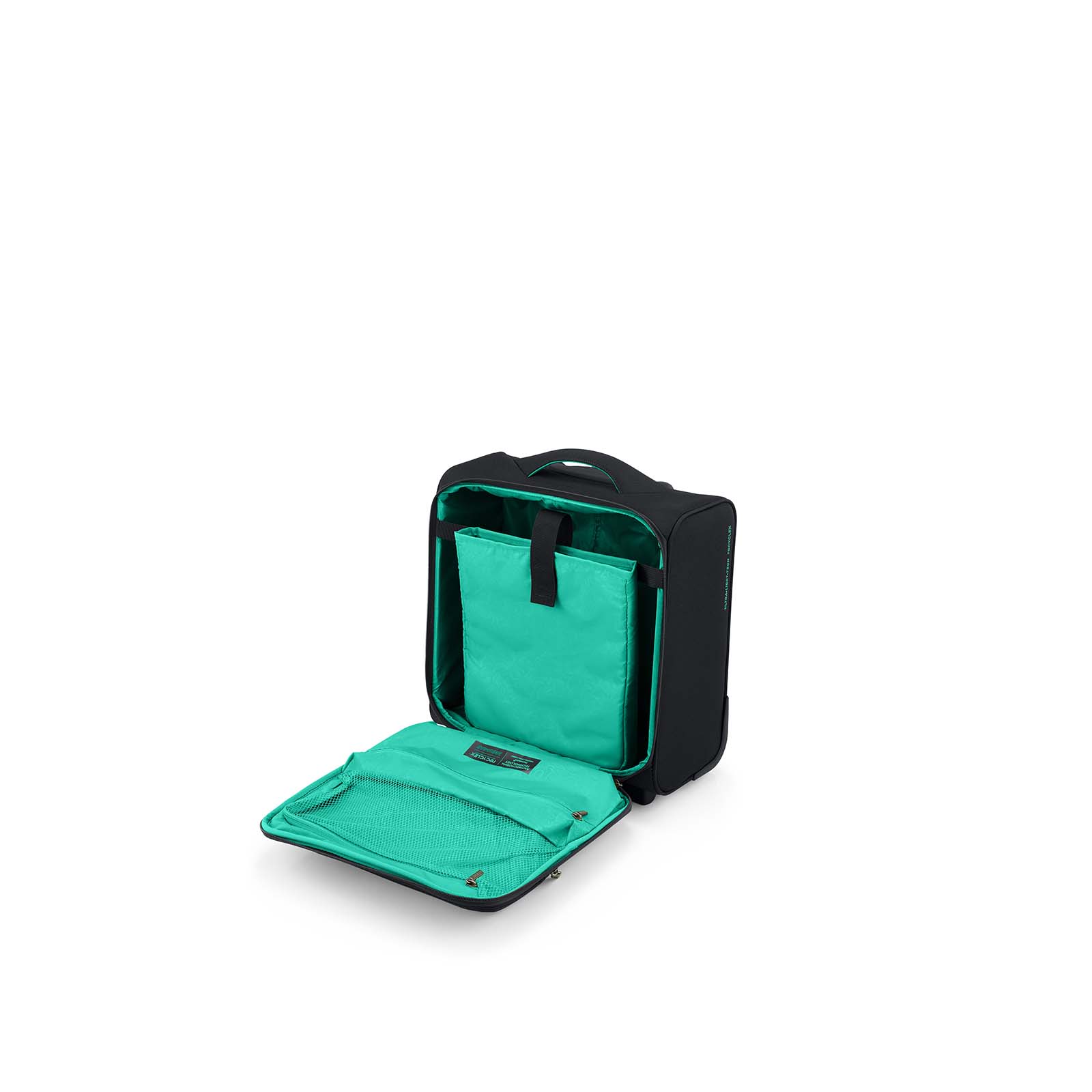 American-Tourister-Applite-5-Eco-Underseater-Suitcase-Black-Open