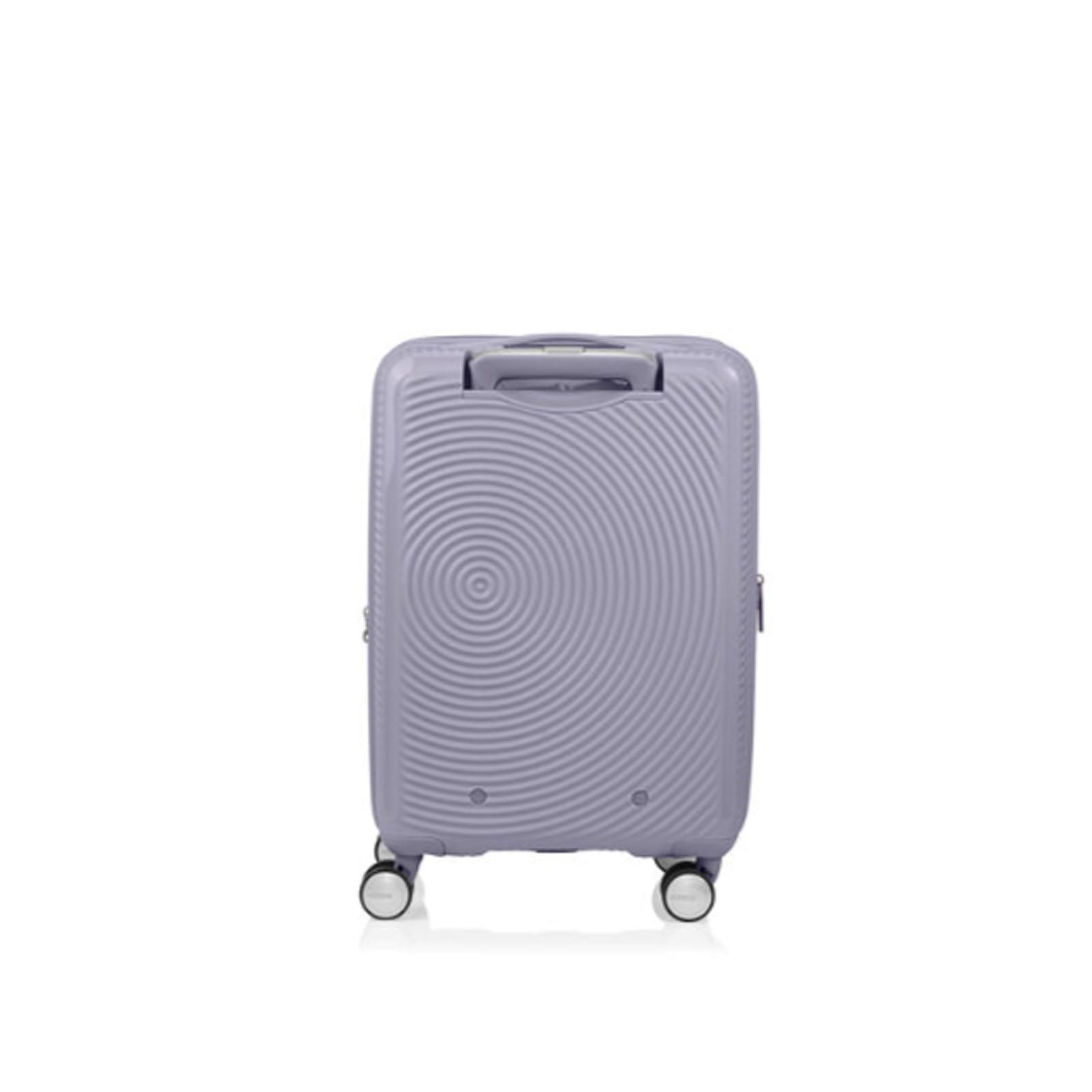 American-Tourister-Curio-2-55cm-Carry-On-Suitcase-Hushed-Orchid-Glow-Back