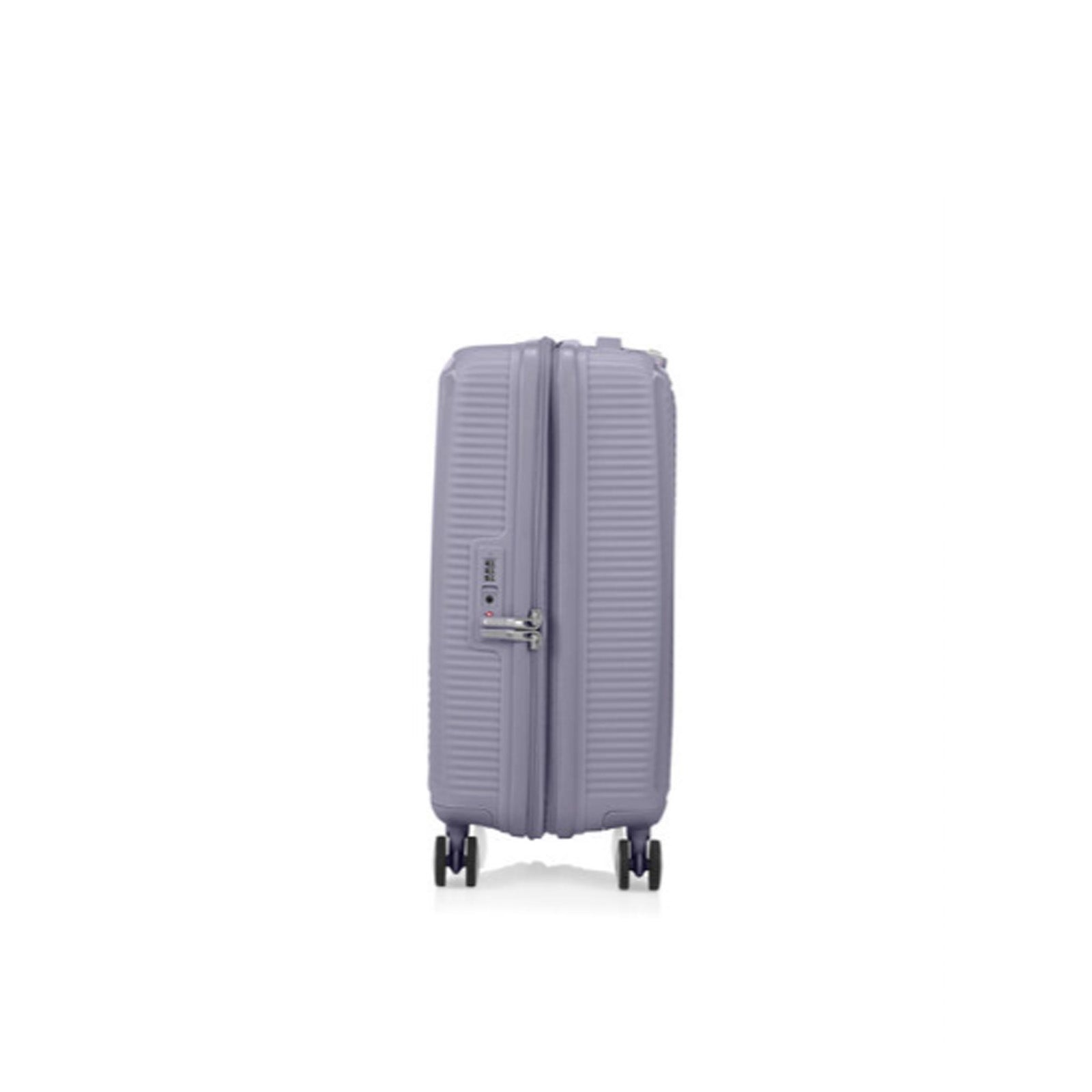 American-Tourister-Curio-2-55cm-Carry-On-Suitcase-Hushed-Orchid-Glow-Side1