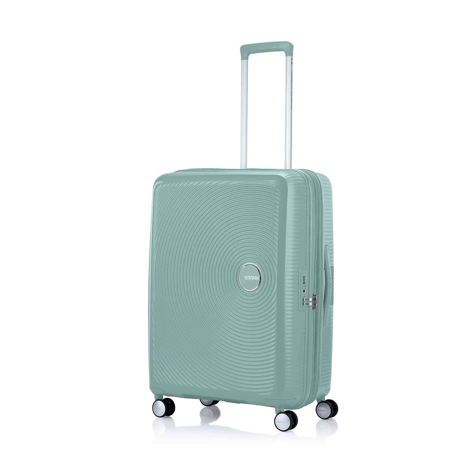 American-Tourister-Curio-2-55cm-Carry-On-Suitcase-Urban-Green