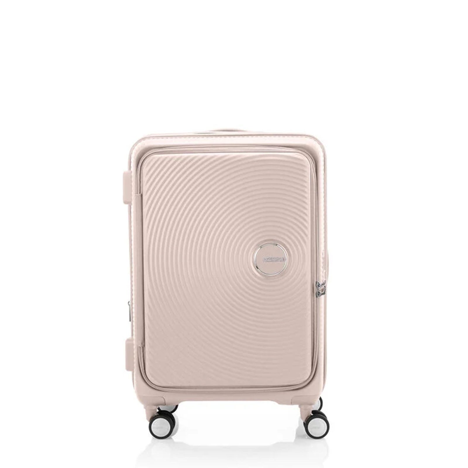 American-Tourister-Curio-Book-Opening-68cm-Suitcase-Dusty-Pink-Front