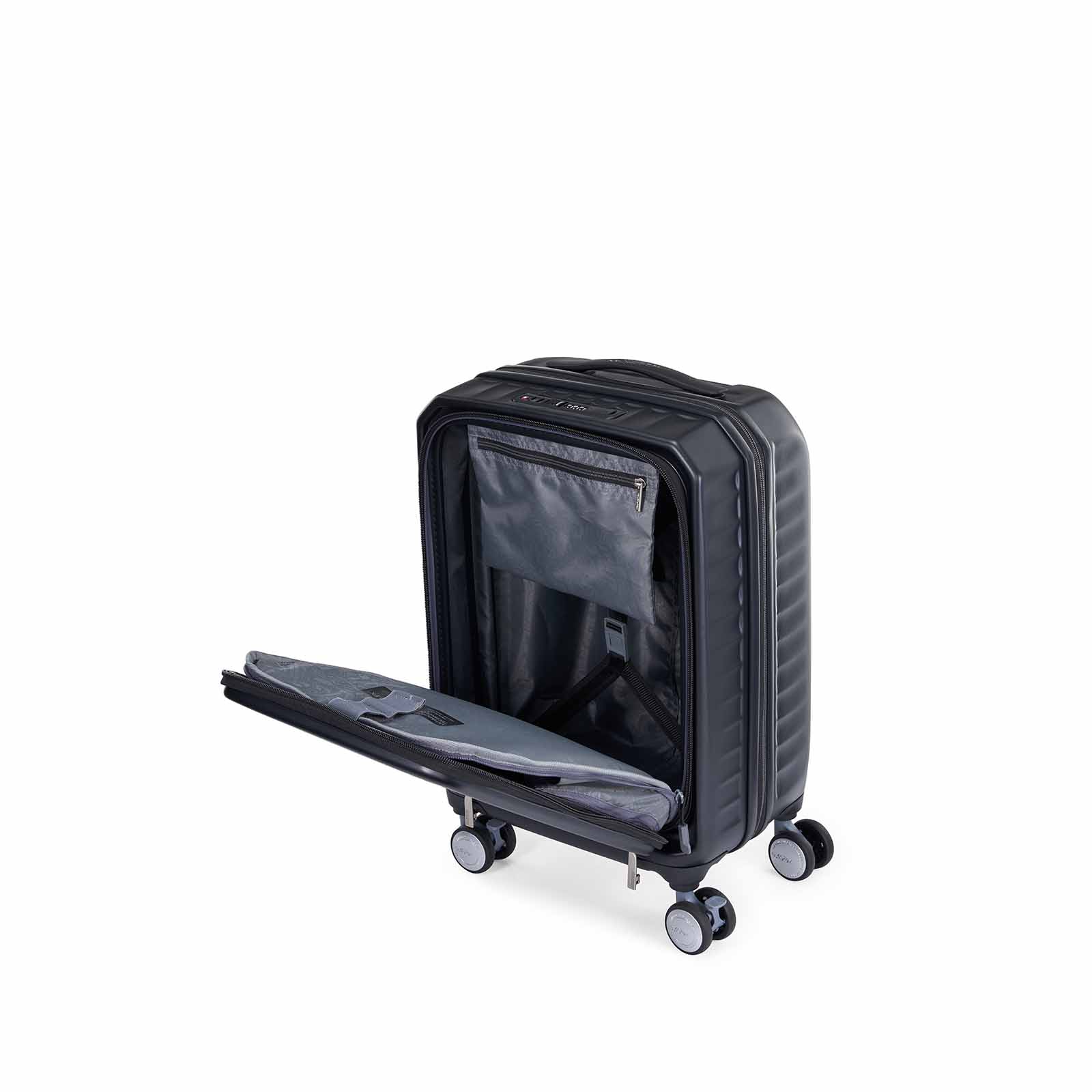 American-Tourister-Frontec-54cm-Suitcase-Black-Inside