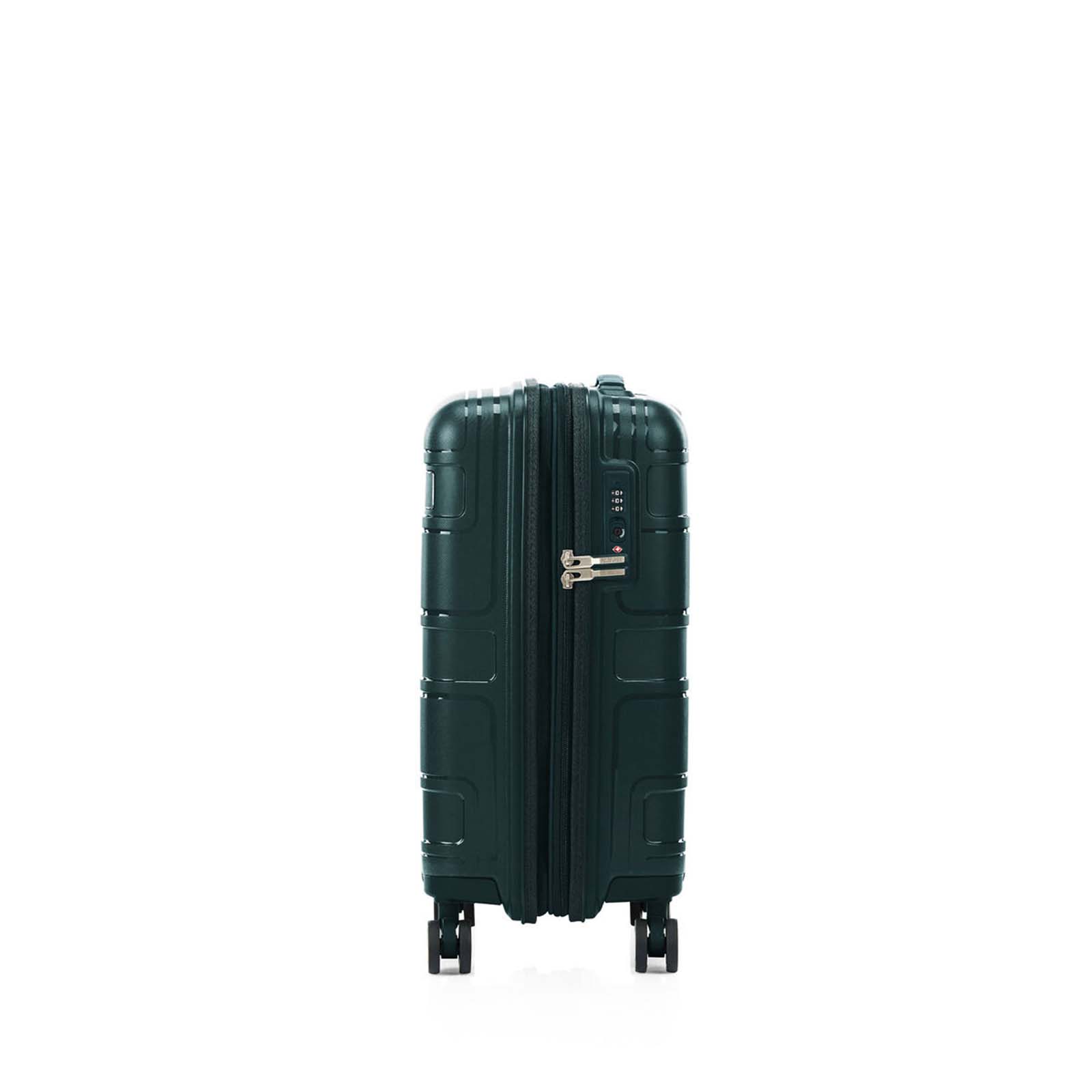 American-Tourister-Light-Max-55cm-Carry-On-Suitcase-Varsity-Green-Lock