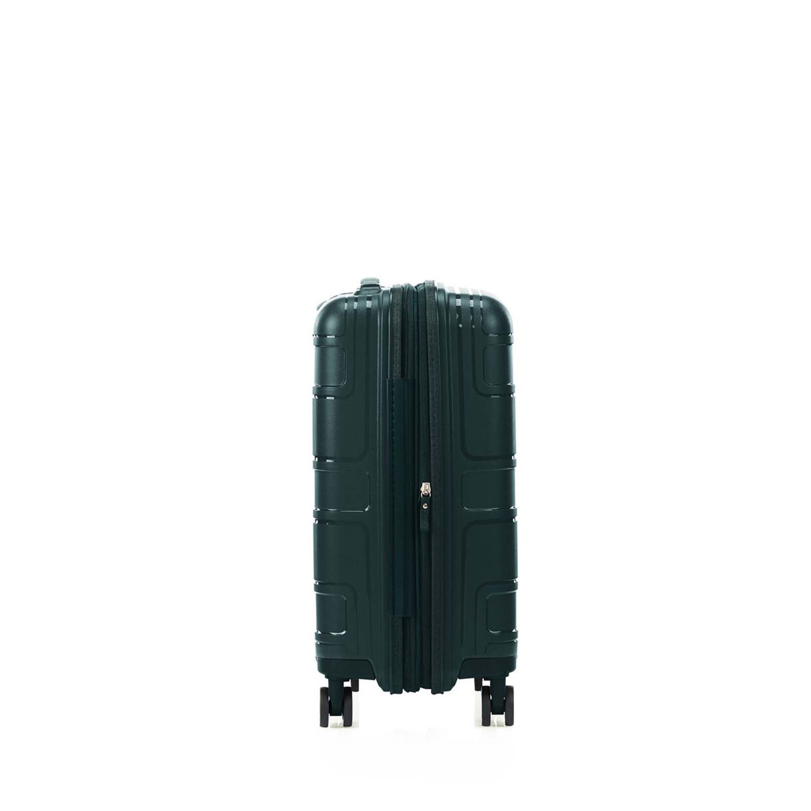 American-Tourister-Light-Max-55cm-Carry-On-Suitcase-Varsity-Green-Side