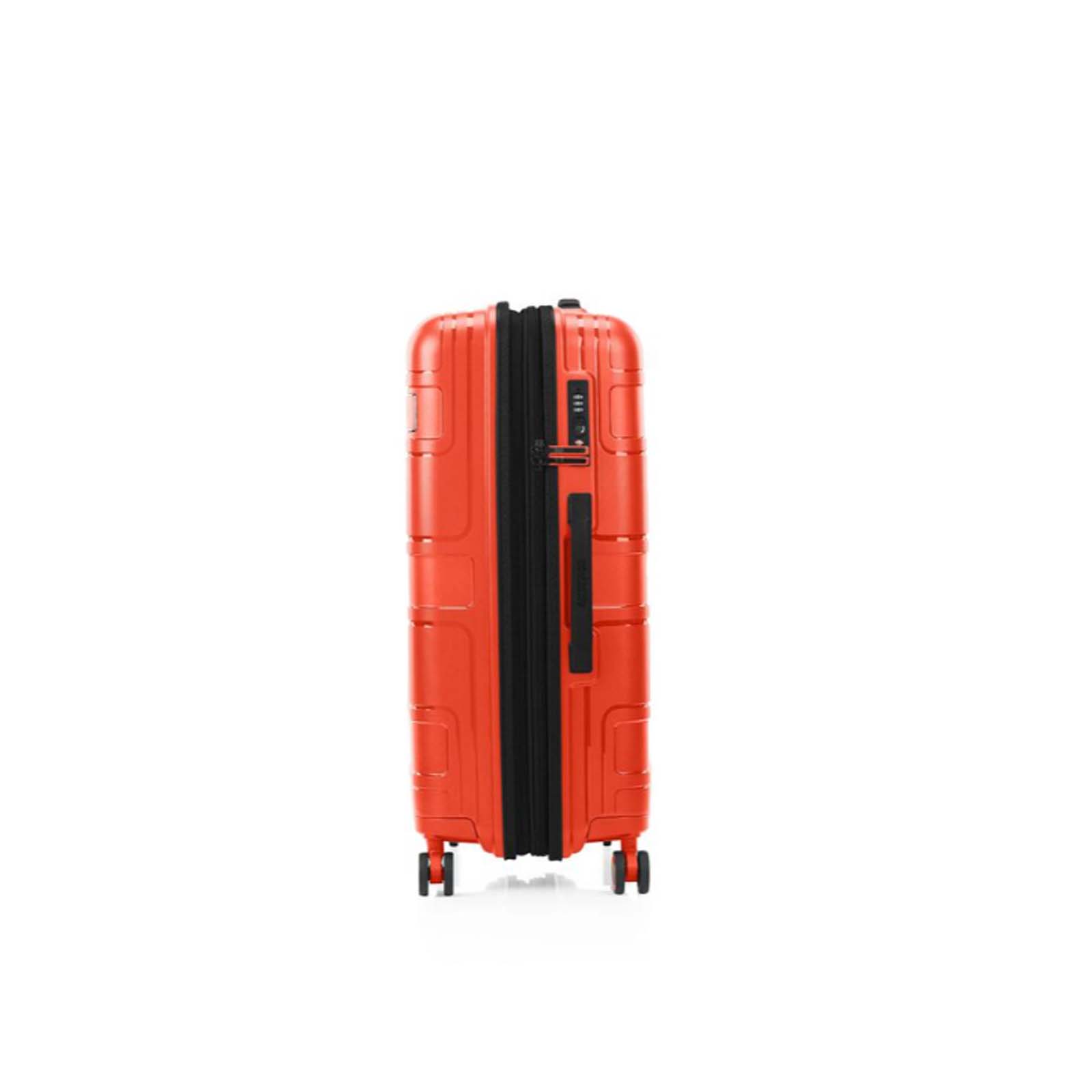 American-Tourister-Light-Max-69cm-Suitcase-Flame-Orange-Side1