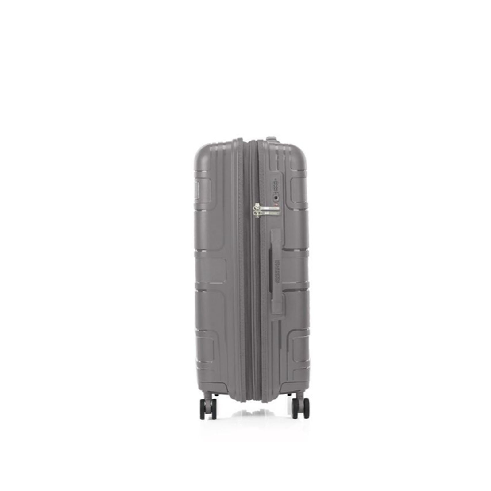 American-Tourister-Light-Max-69cm-Suitcase-Mercury-Grey-Side1