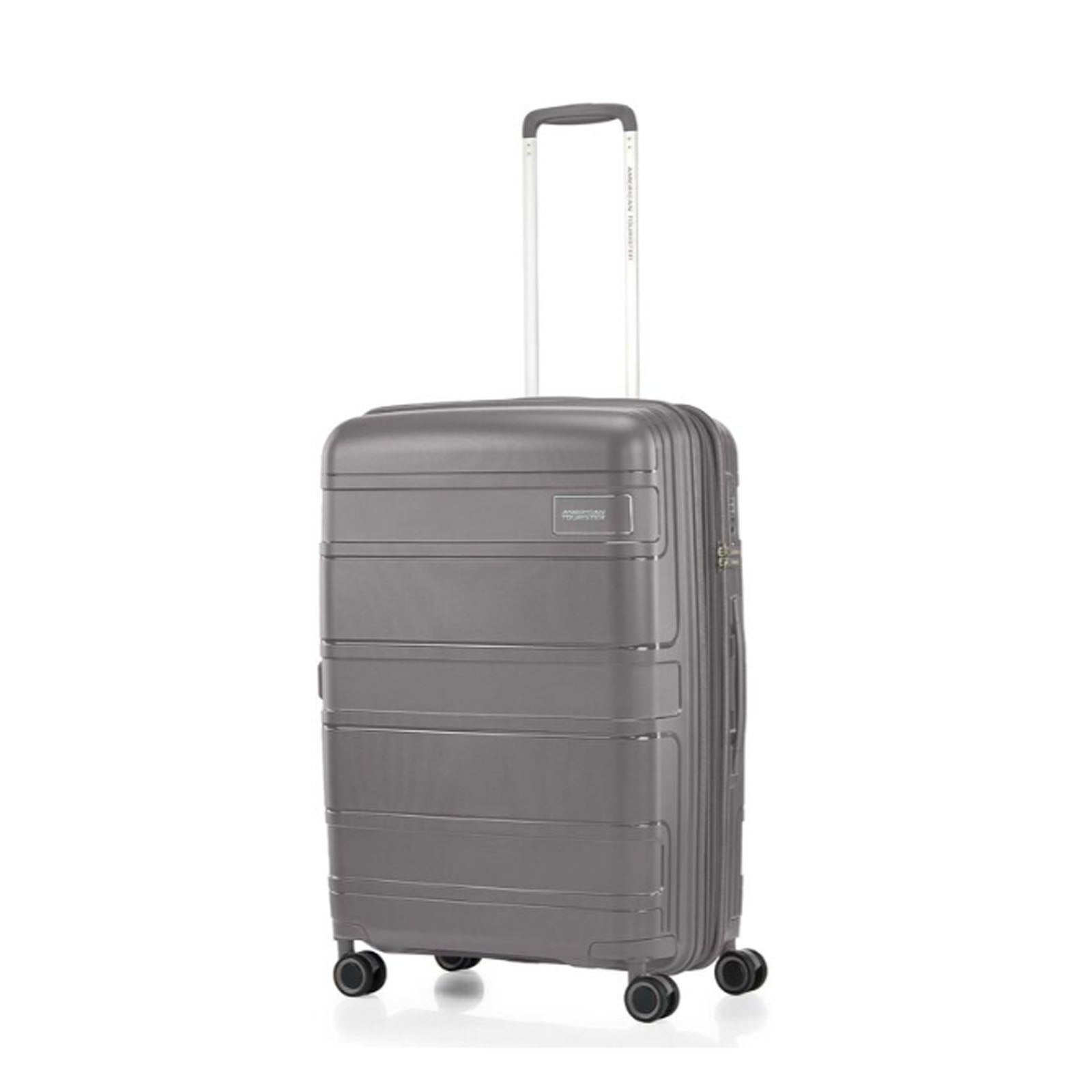 American-Tourister-Light-Max-69cm-Suitcase-Mercury-Grey