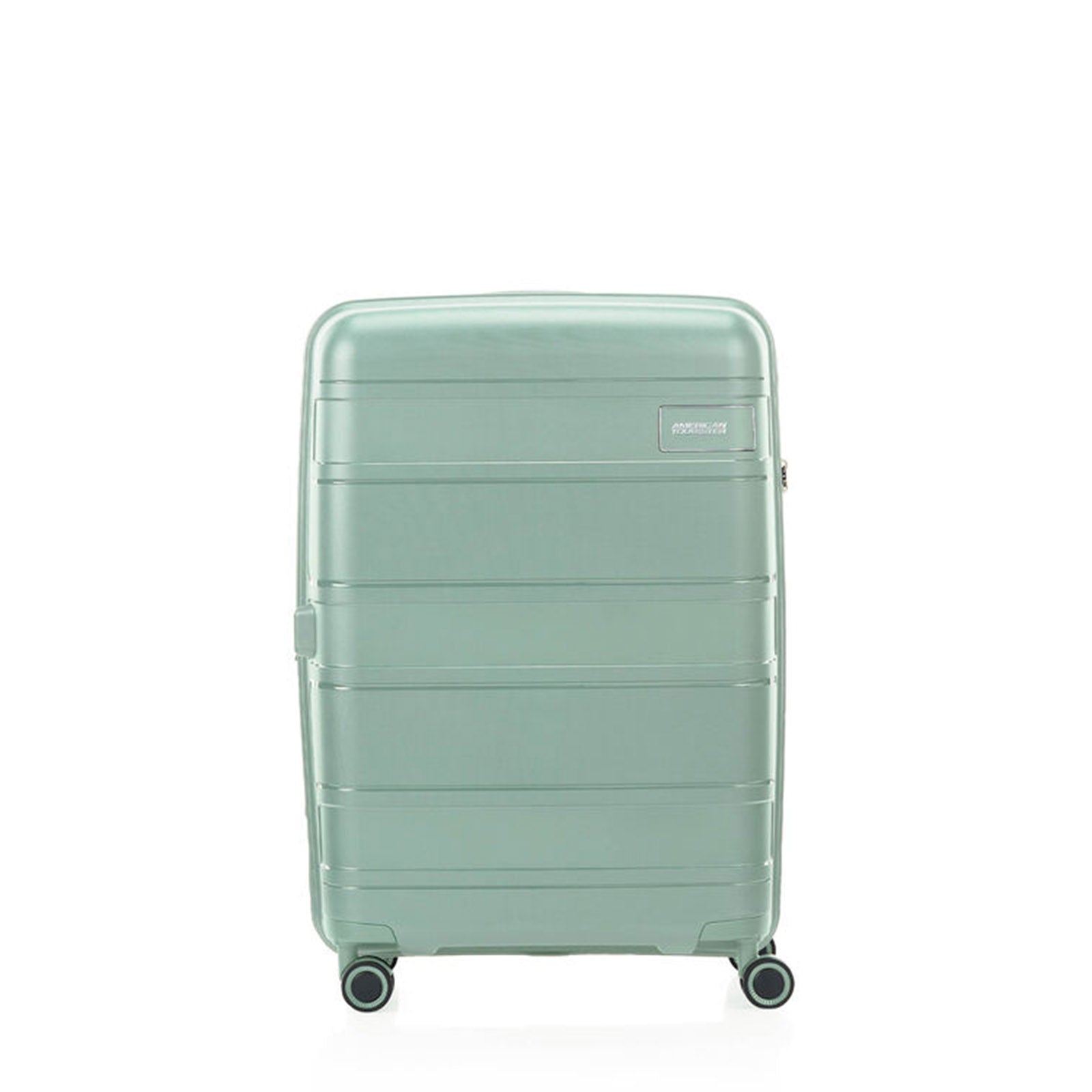 American-Tourister-Light-Max-69cm-Suitcase-Urban-Green-Front