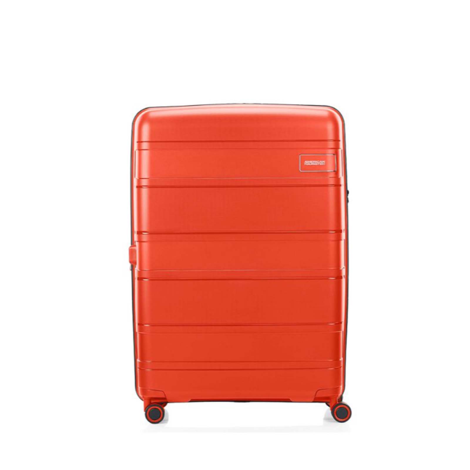 American-Tourister-Light-Max-82cm-Suitcase-Flame-Orange-Front