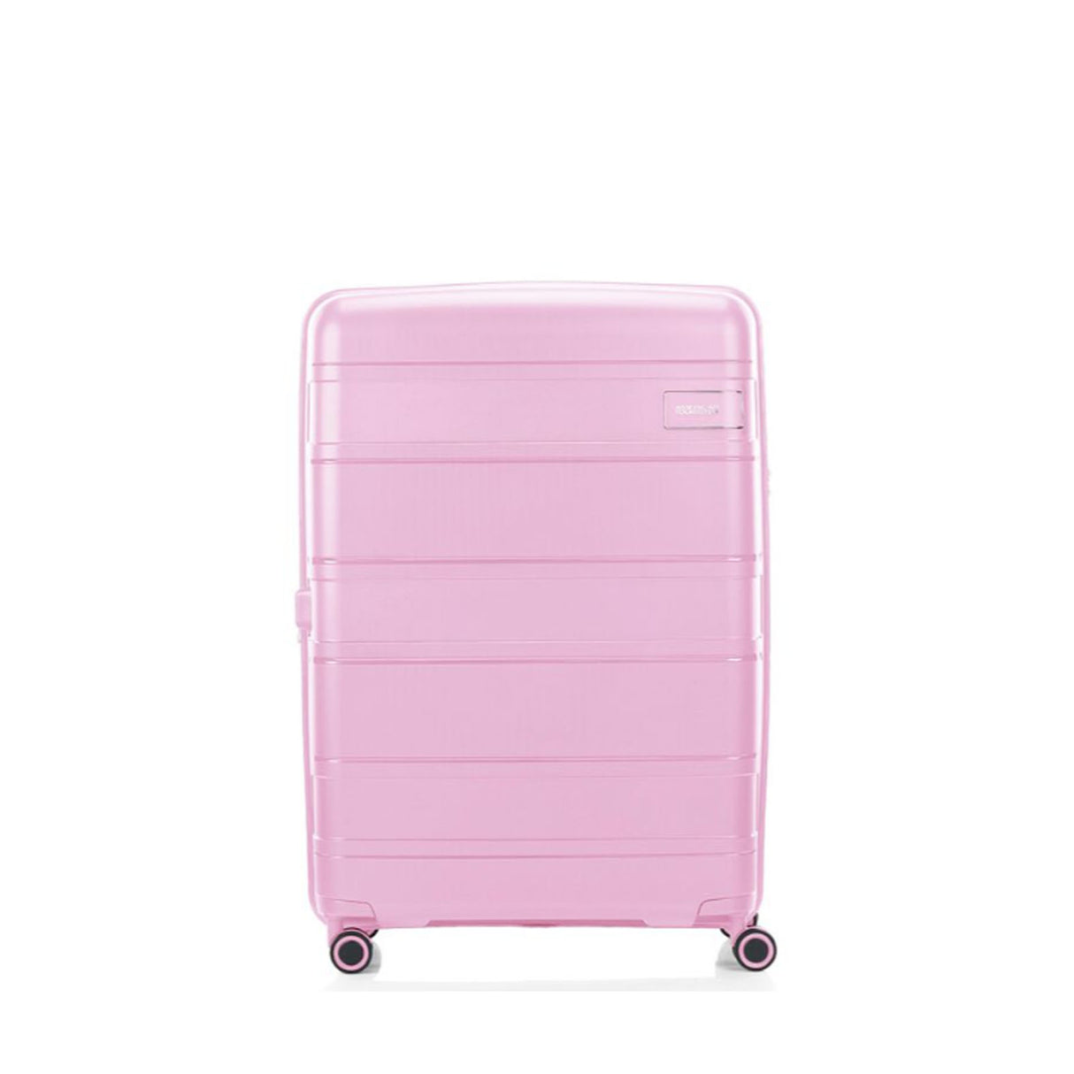 American-Tourister-Light-Max-82cm-Suitcase-Fresh-Pink-Front