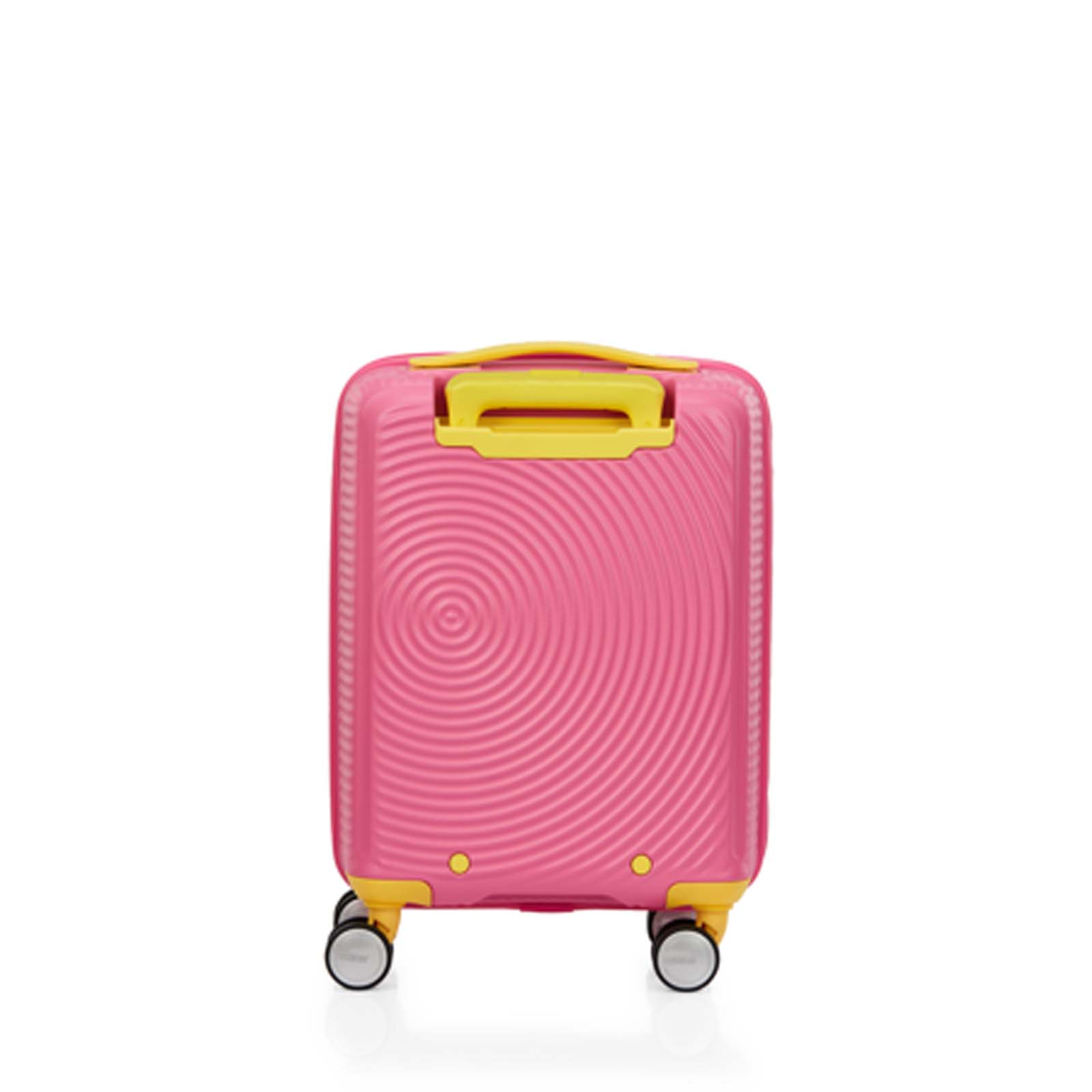 American-Tourister-Little-Curio-47cm-Carry-On-Suitcase-ASR-Pink-Yellow-Back