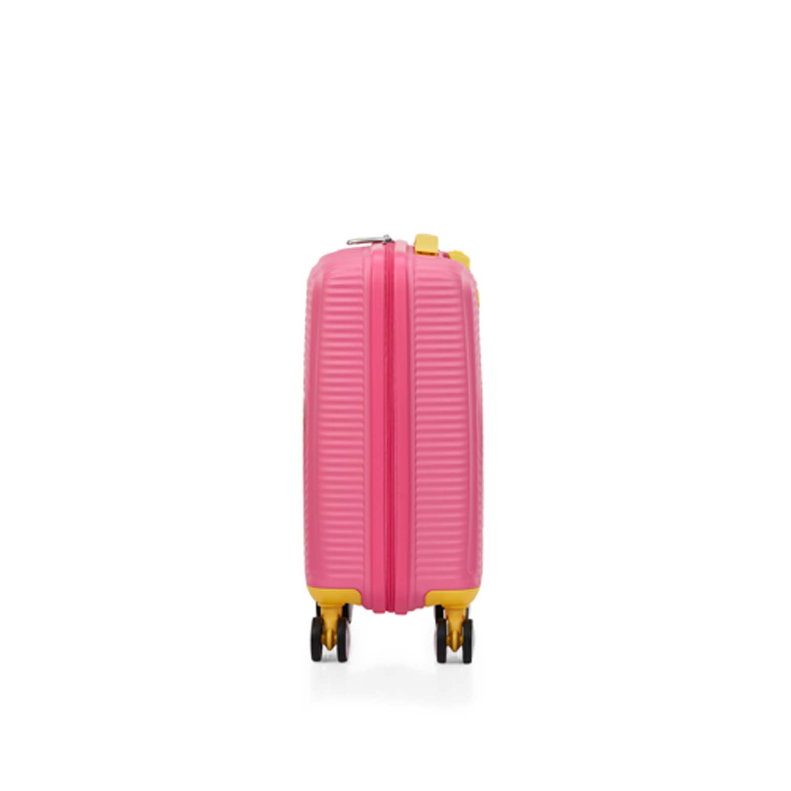 American-Tourister-Little-Curio-47cm-Carry-On-Suitcase-ASR-Pink-Yellow-Side1
