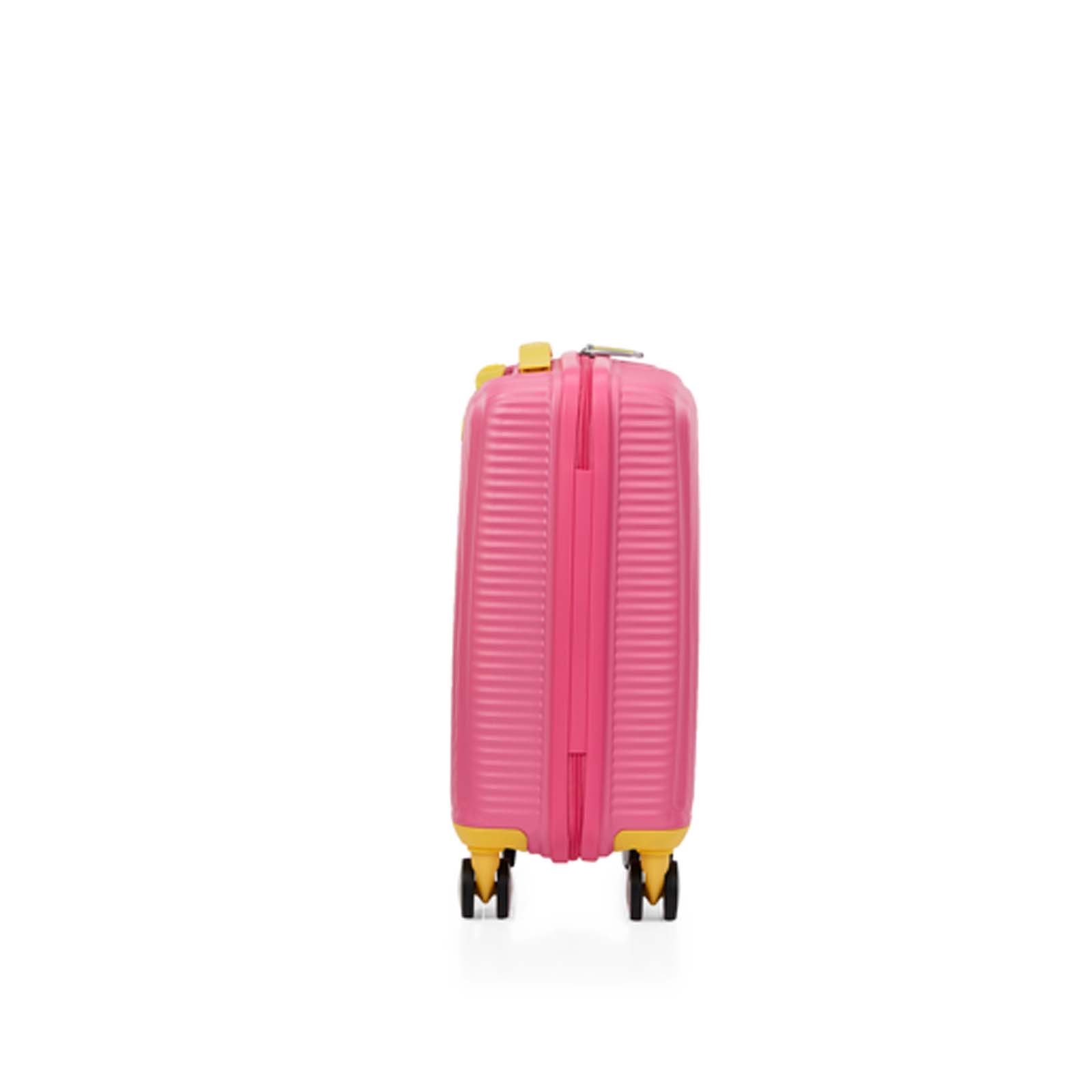 American-Tourister-Little-Curio-47cm-Carry-On-Suitcase-ASR-Pink-Yellow-Side2