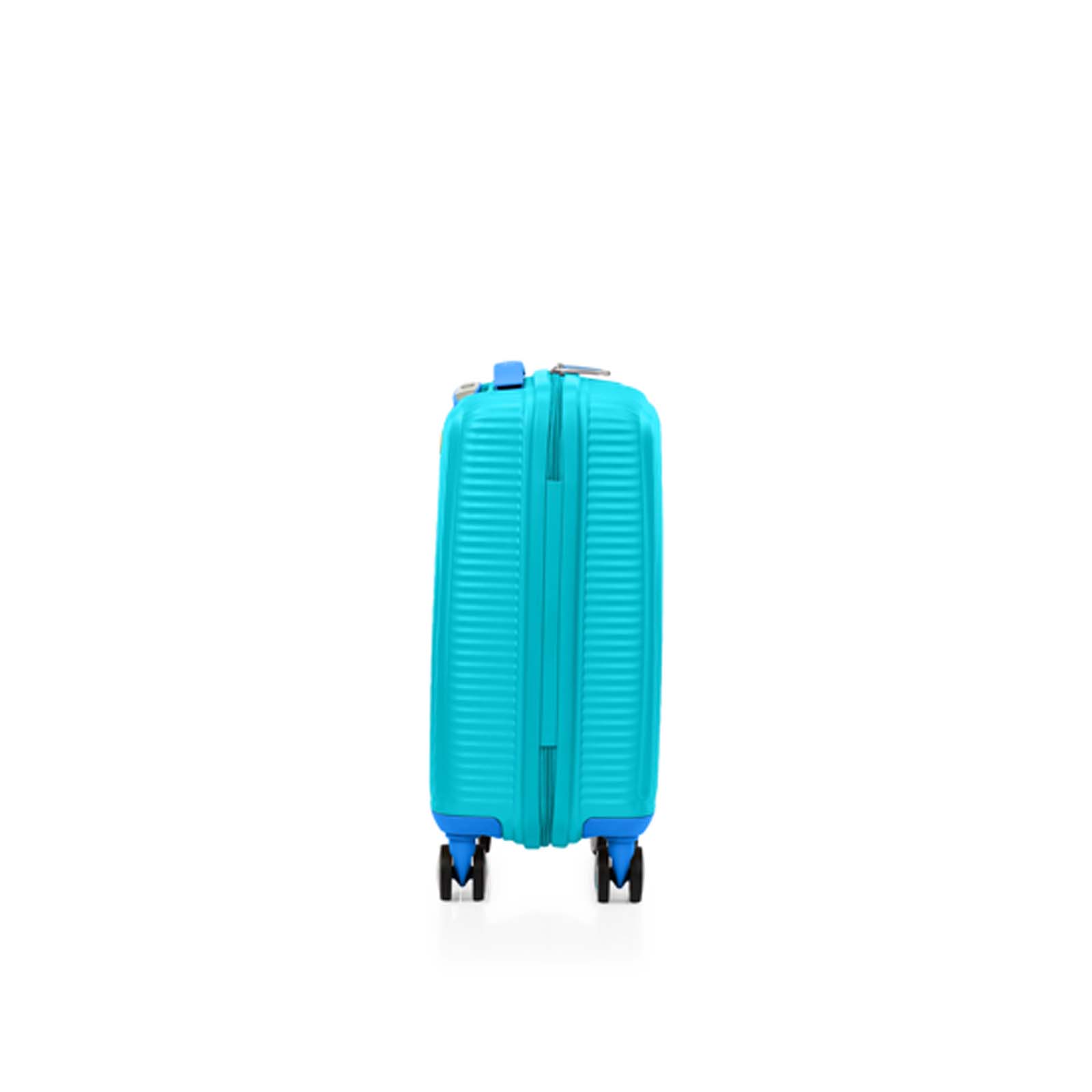 American-Tourister-Little-Curio-47cm-Carry-On-Suitcase-ASR-Teal-Blue-Side2