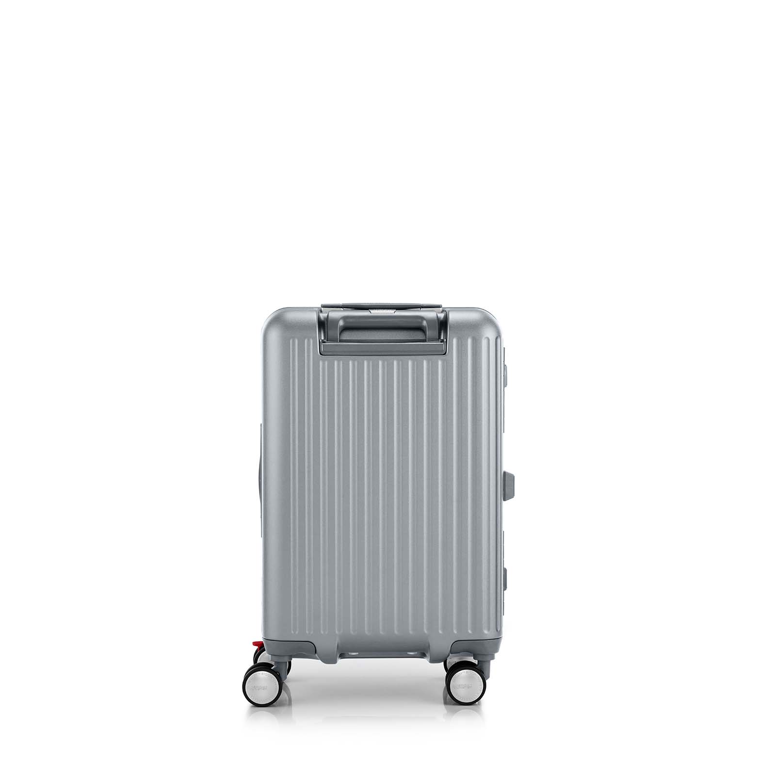 American-Tourister-Lockation-55cm-Carry-On-Suitcase-Light-Silver-Back