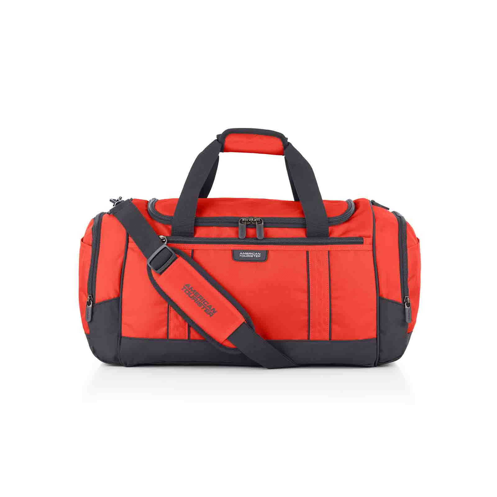 American-Tourister-X-Bags-55cm-Carry-On-Duffel-Bag-Spicy-Orange-Front