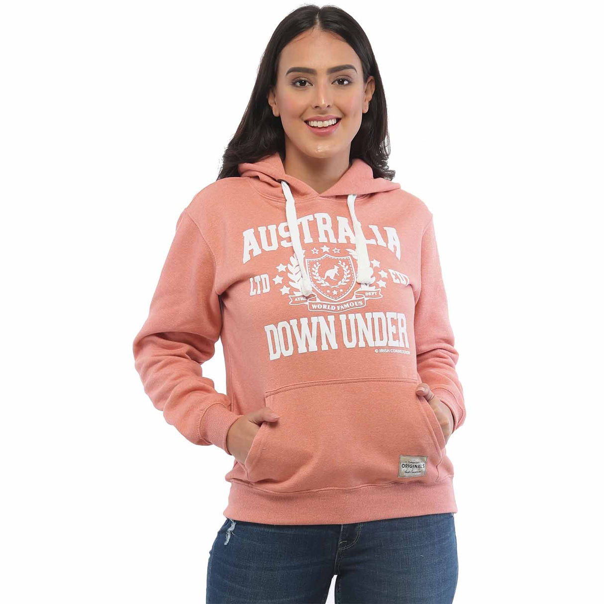 Australia-Crest-Unisex-Hoodie-Nude-1