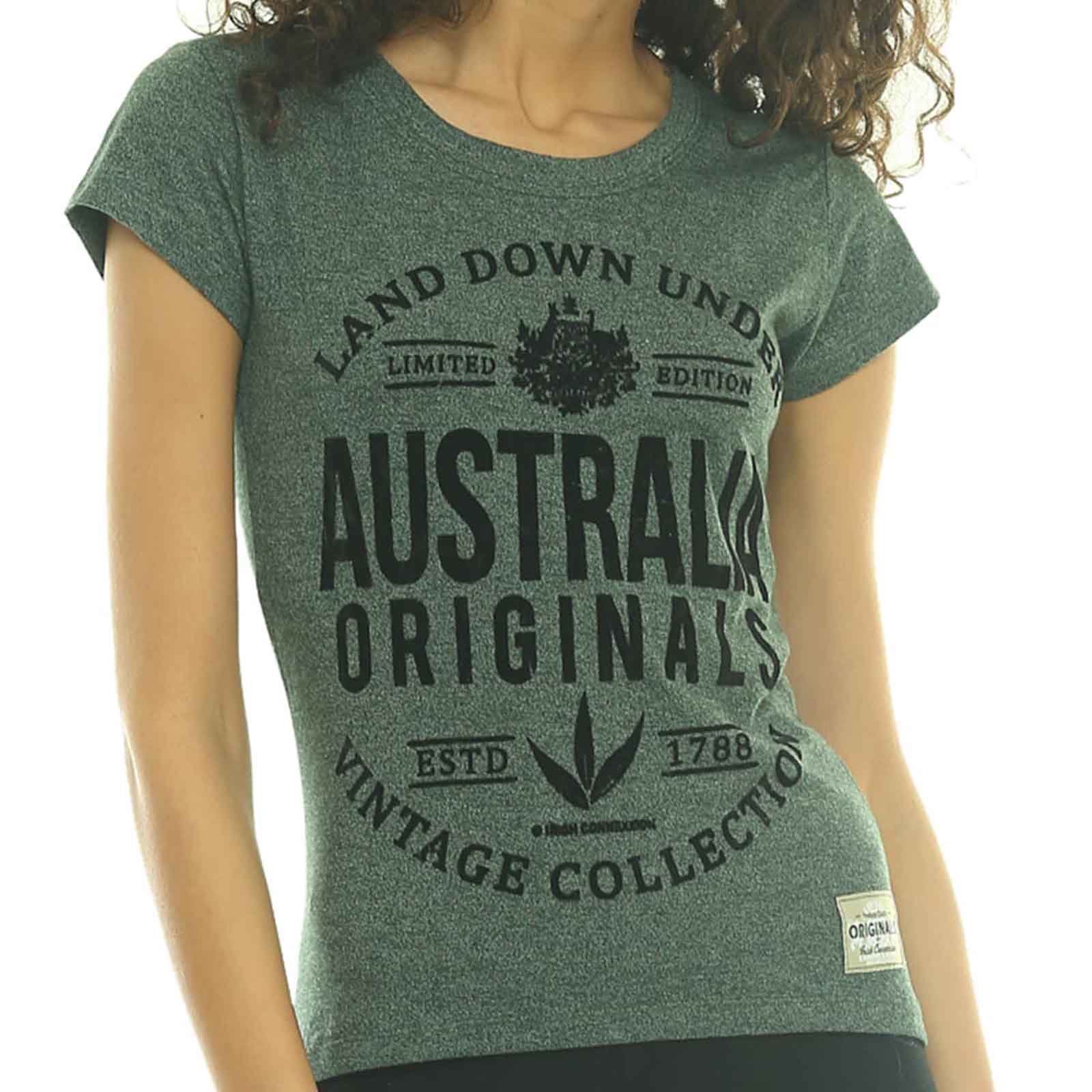 Australia-Originals-Ladyfit-T-Shirt-Green-Front