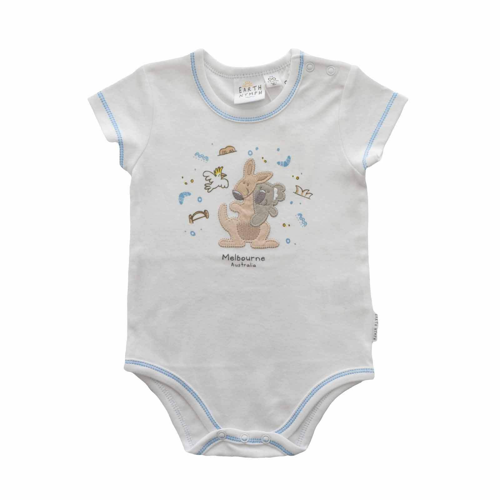 Baby-Boy-Romper-Koala-Kangaroo-White