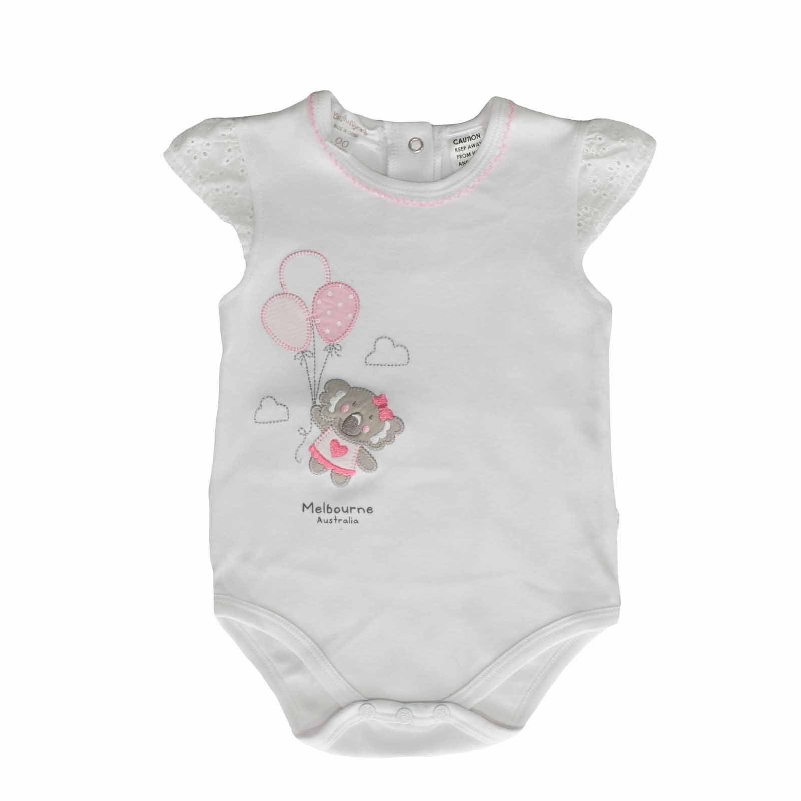 Baby-Girl-Romper-Koala-Balloons-White