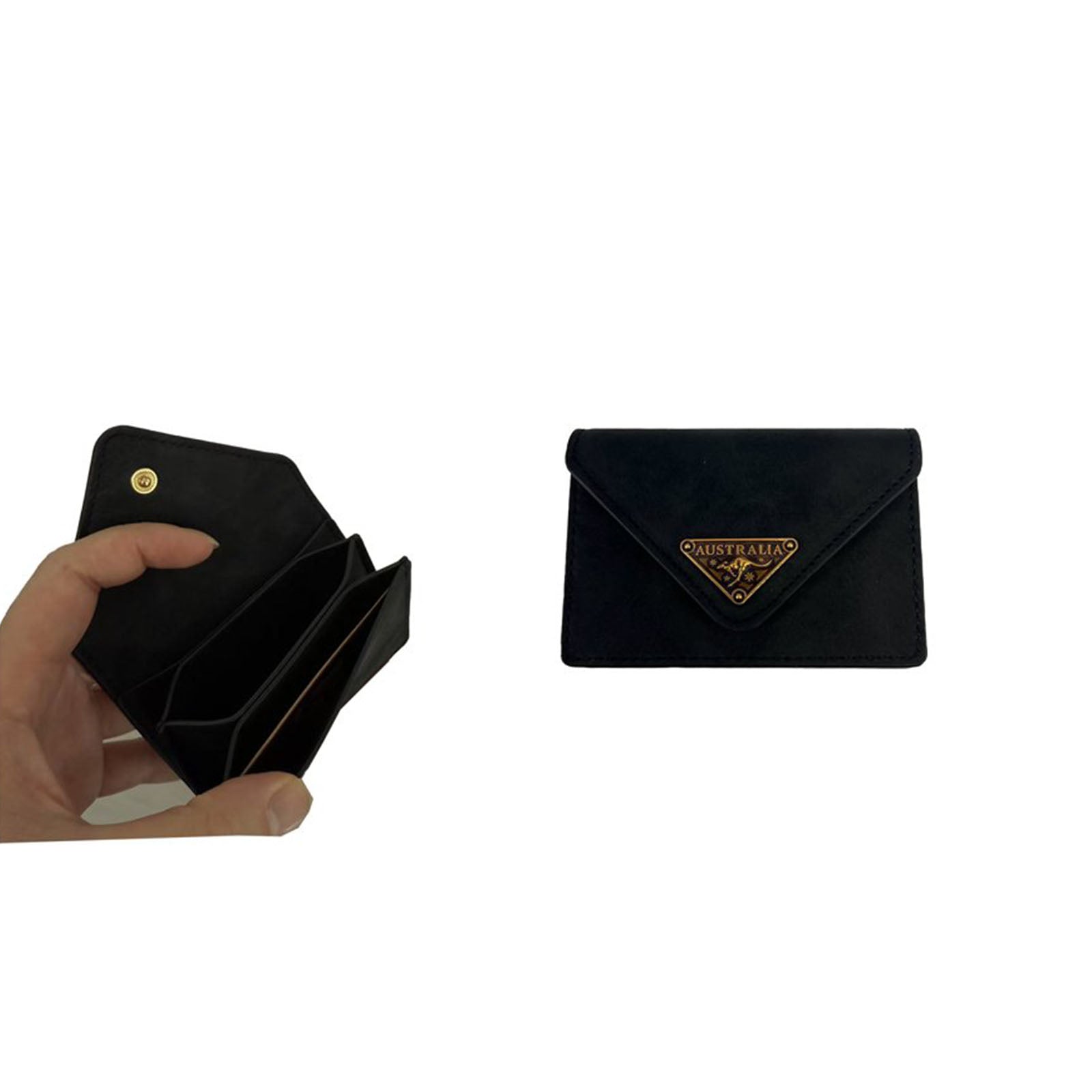 Card-Wallet-Metal-Badge-Flying-Roo-Black
