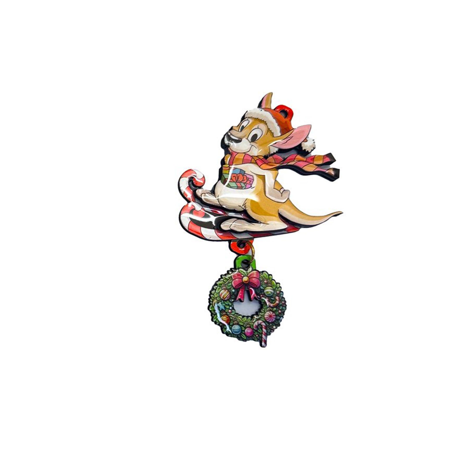 Christmas-Ornament-Kangaroo-Sleigh
