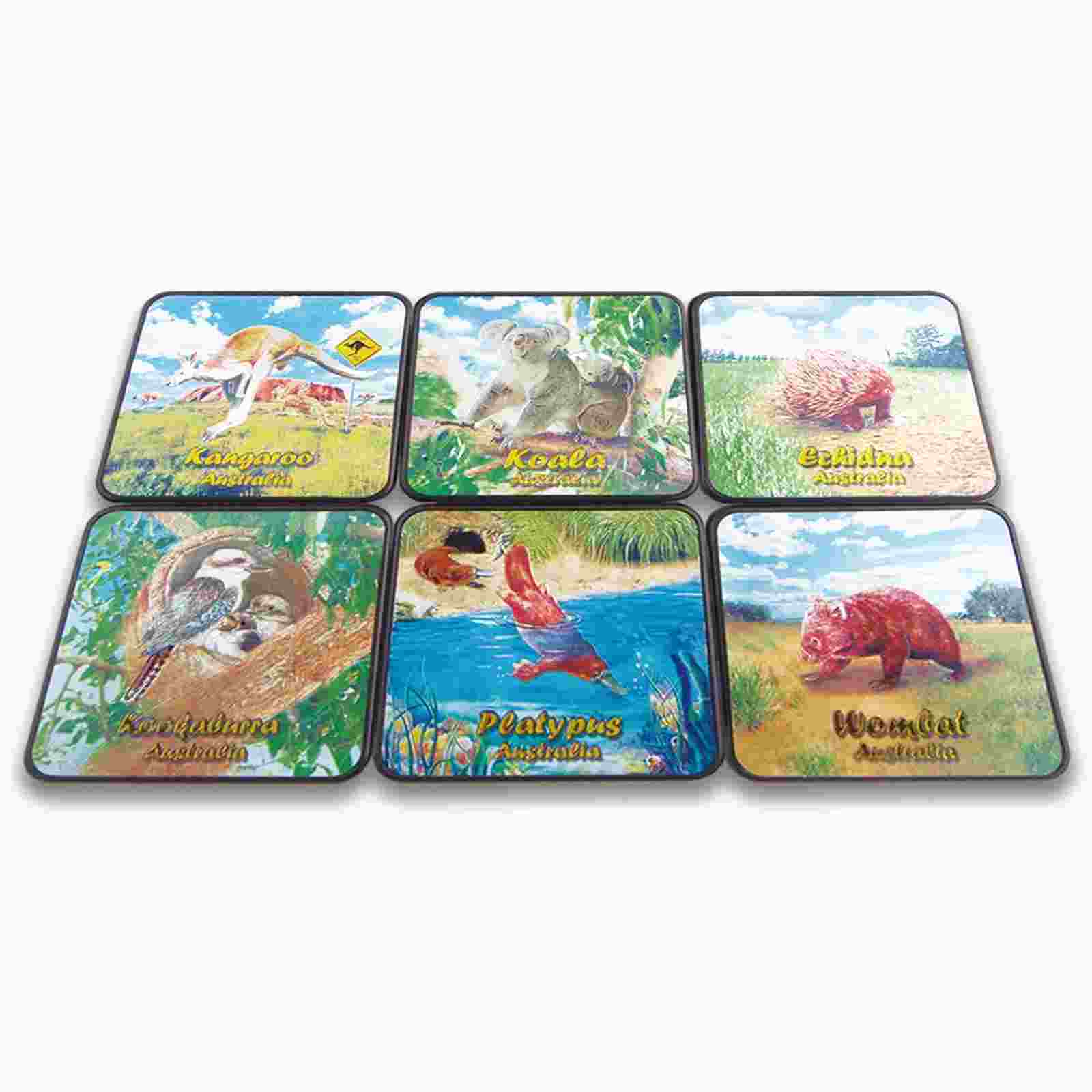 Coaster-6-Pcs-Boxed-Australian-Animals