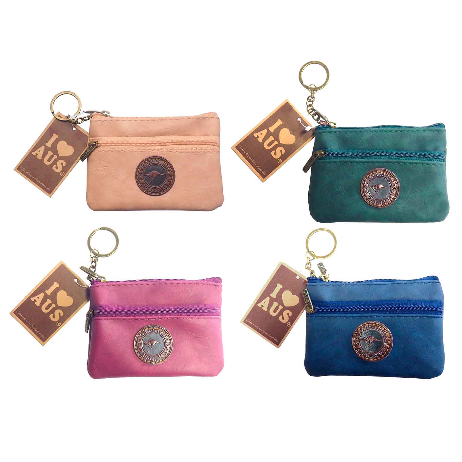 Coin-Purse-Outback-Style-2-Zippers-Assorted