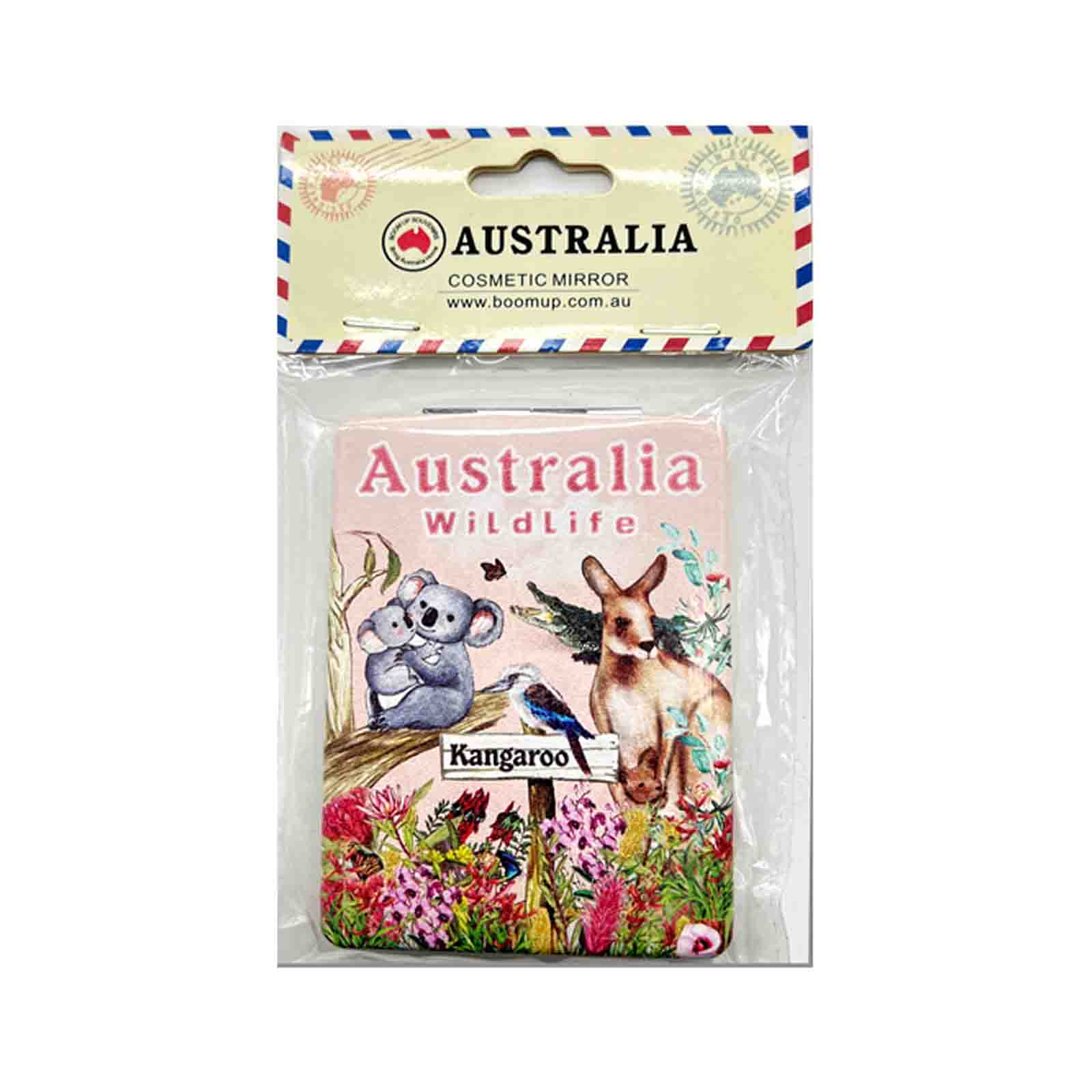 Cosmetic-Mirror-Rectangle-Australian-Wildlife-Pink