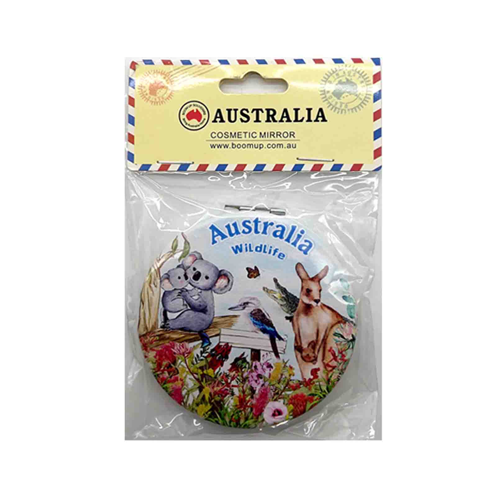 Analyzing image Cosmetic-Mirror-Round-Australia-Wildlife-Blue