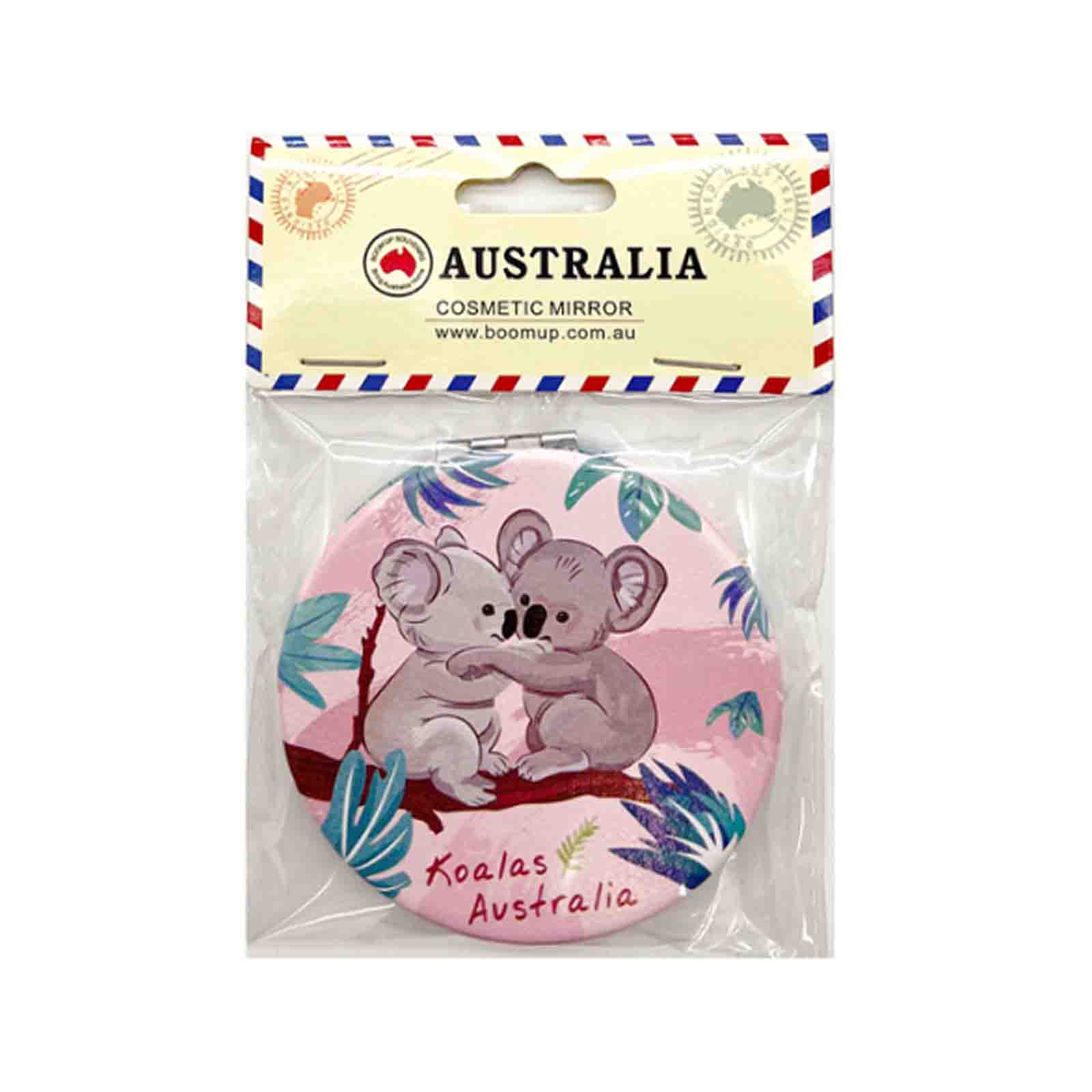 Cosmetic-Mirror-Round-Koala-Pink