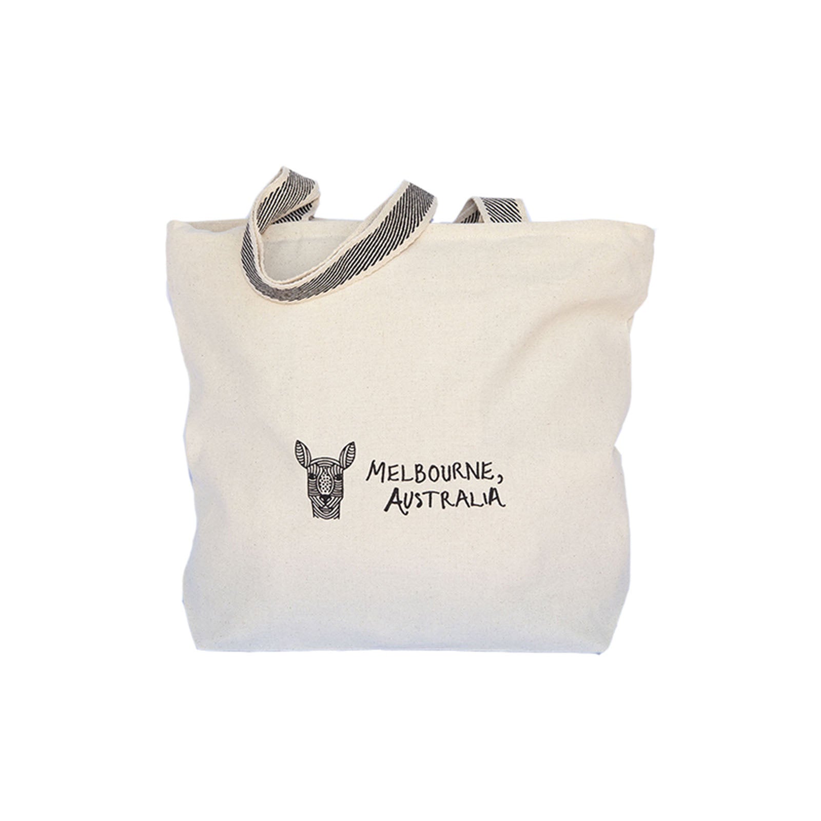 Cotton-Canvas-Tote-Bag-Melbourne-B-W-43x38cm-Back