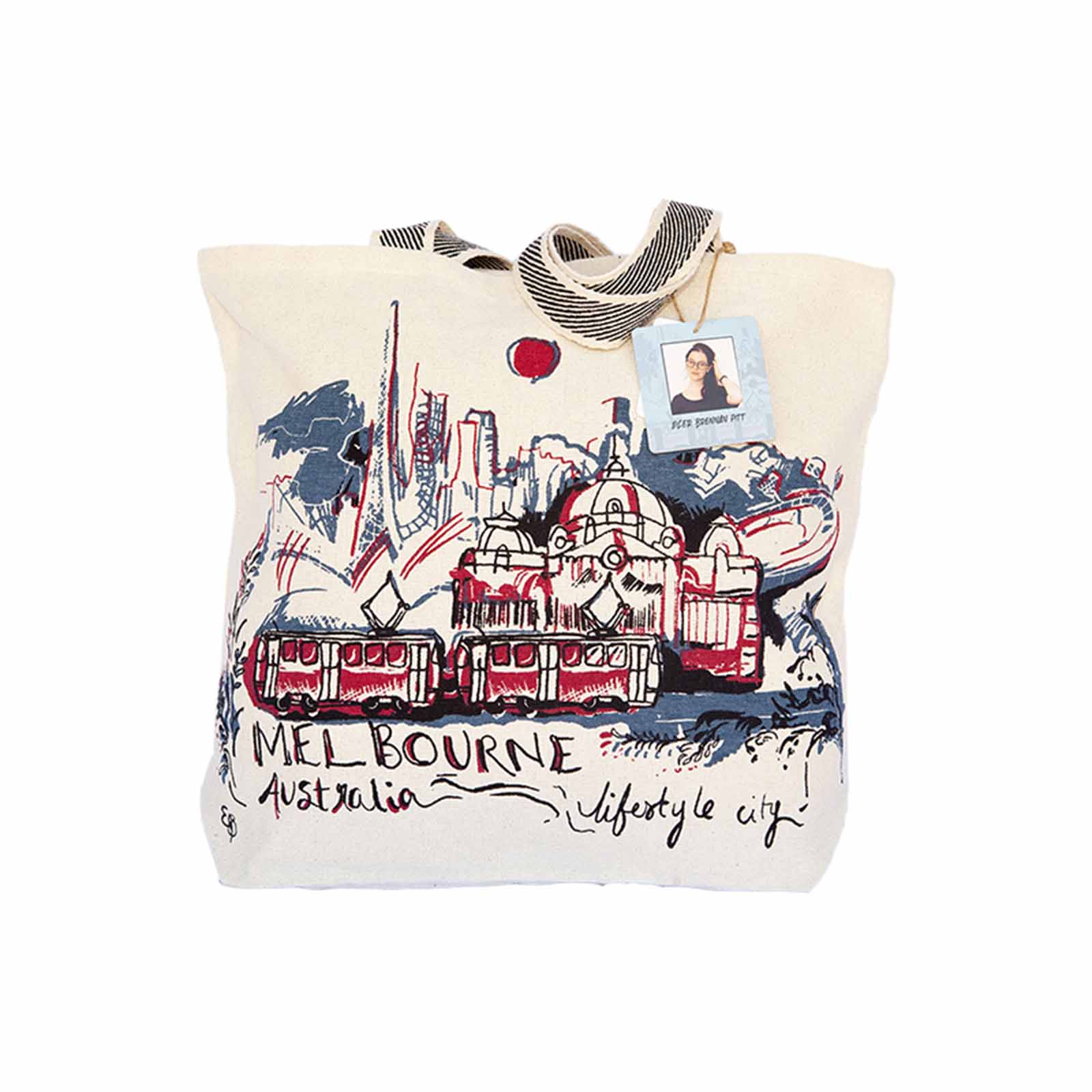 Cotton-Canvas-Tote-Bag-Melbourne-Coloured-43x38cm