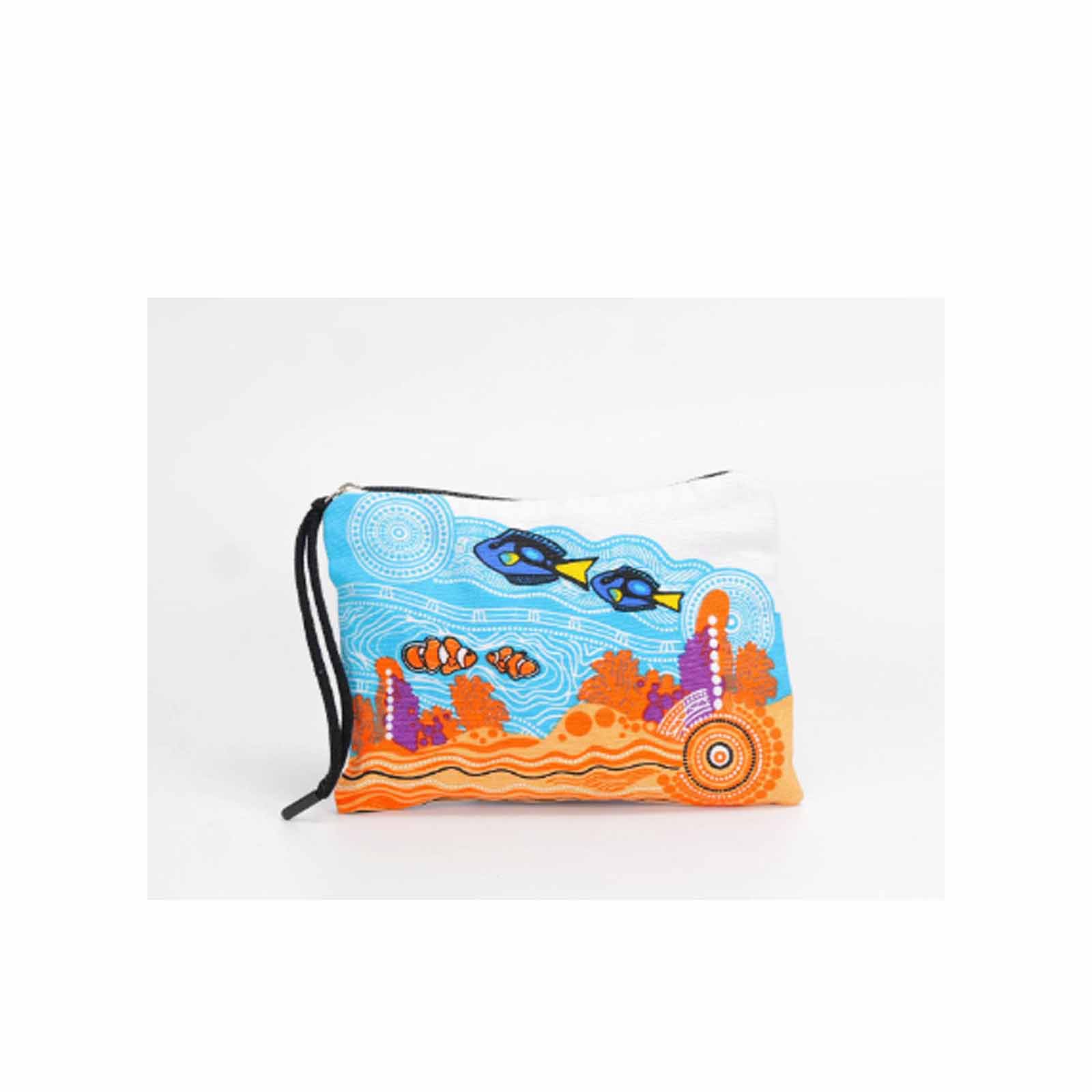 Cotton-Utility-Pouch-Blue-Tang-Serenade-21-X-17cm