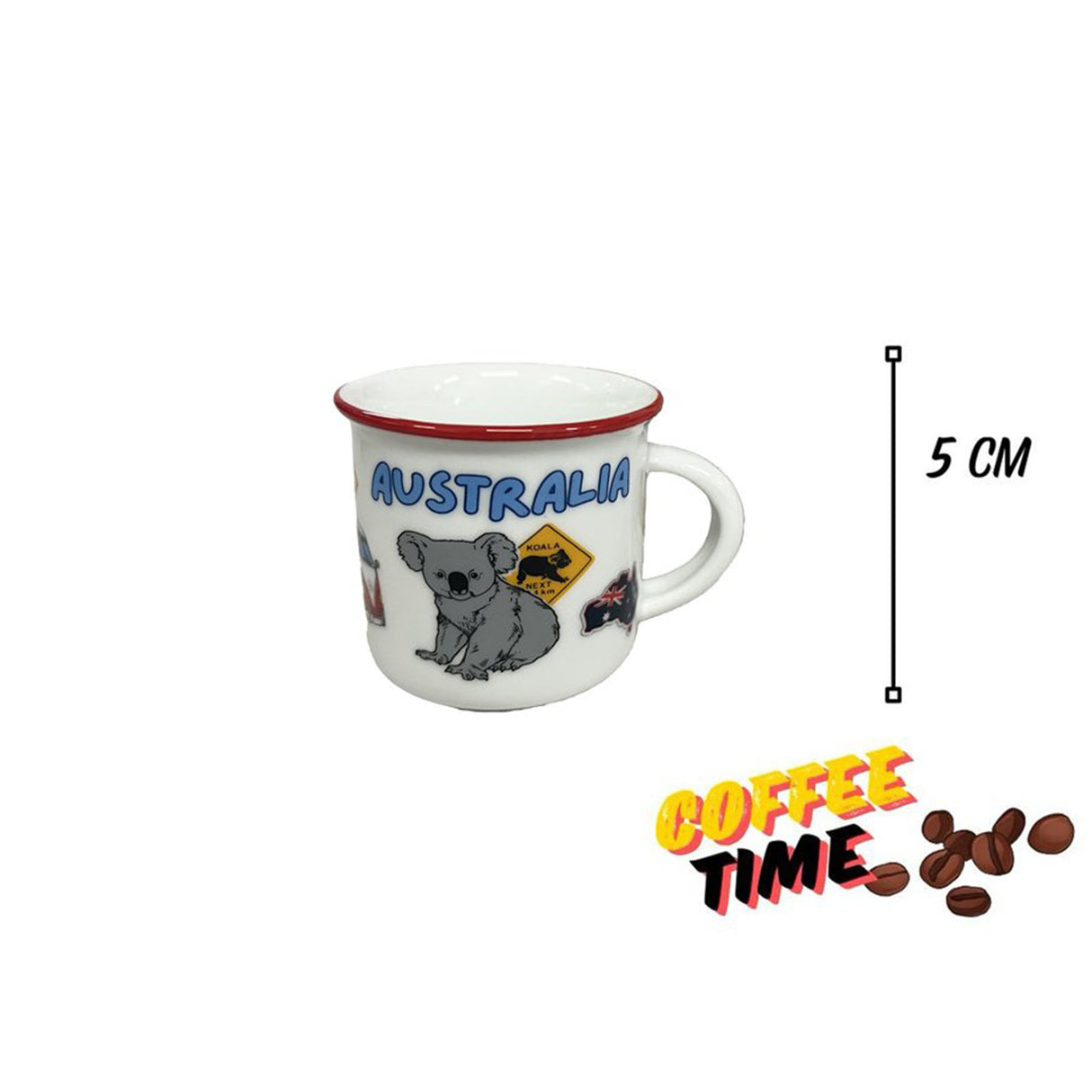 Espresso Mug Koala Road Sign