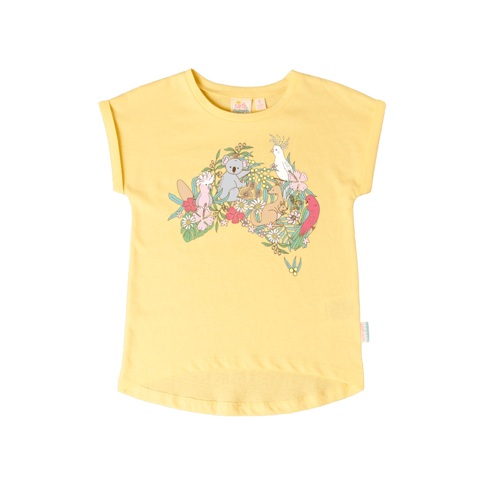Girls-T-Shirt-Oz-Floral-Map