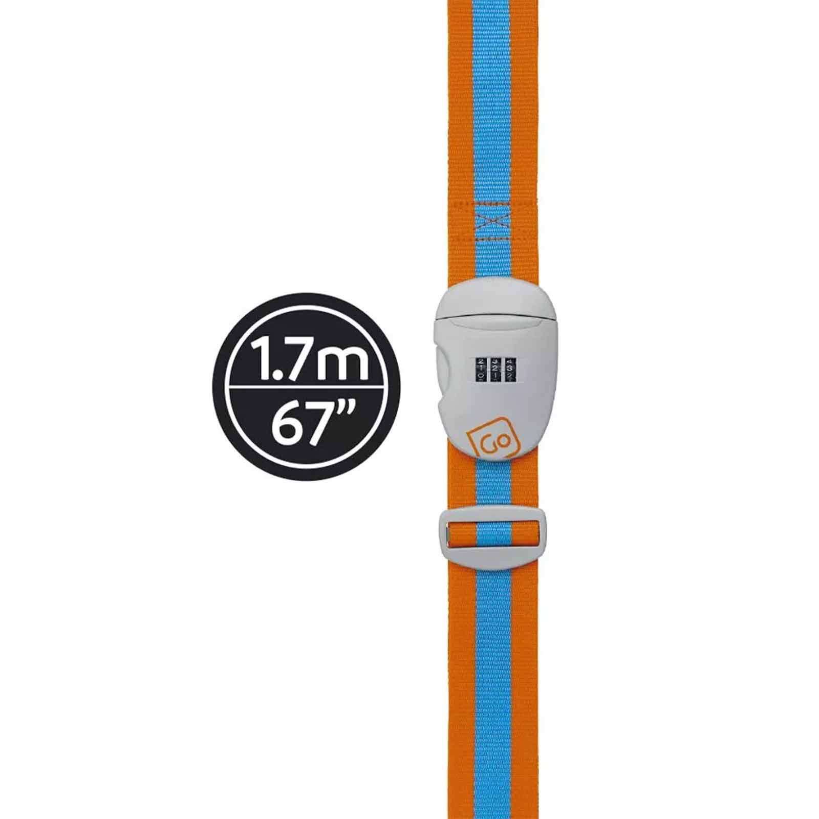 Go-Travel-Combi-Luggage-Strap-Blue-Orange-Length