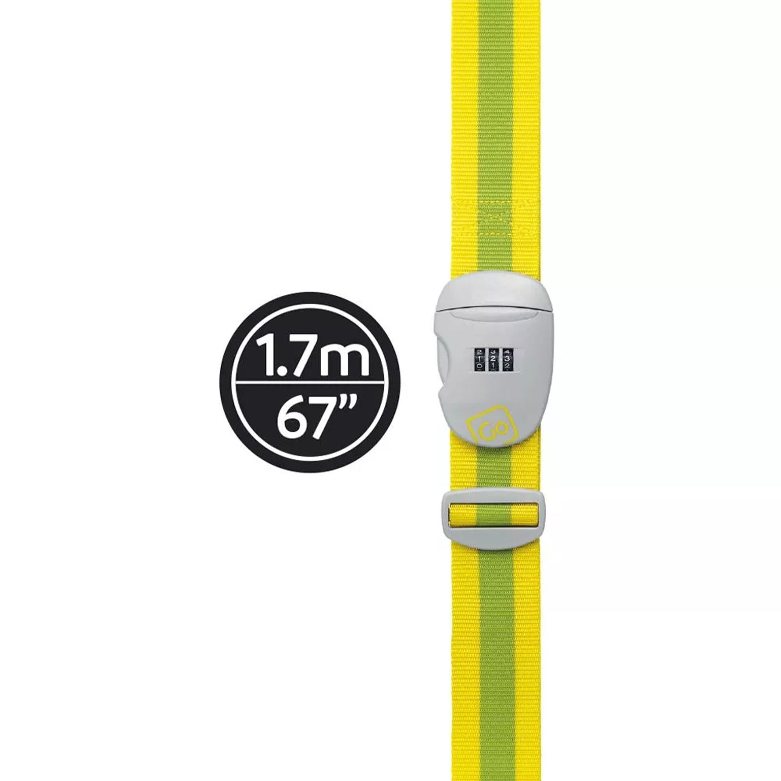 Go-Travel-Combi-Luggage-Strap-Yellow-Green-Length