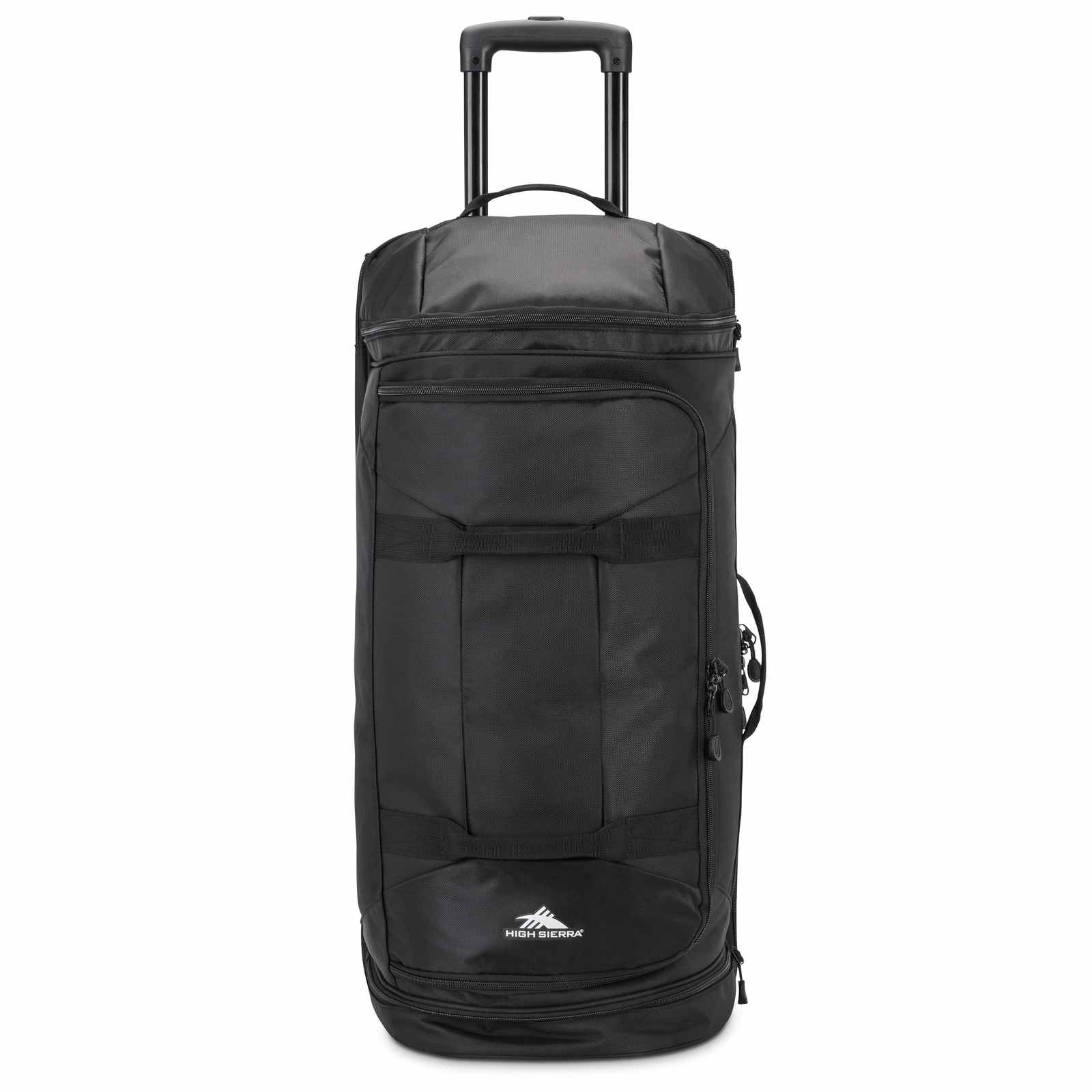 High-Sierra-Boxed-71cm-Wheeled-Duffel-Black-Front