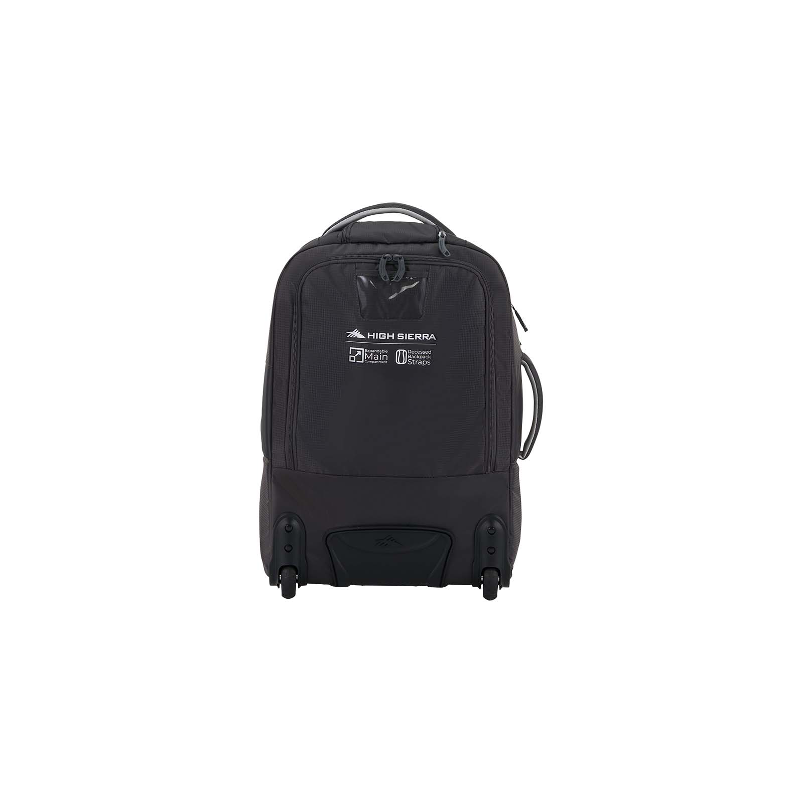 High-Sierra-Composite-V4-56cm-Carry-On-Wheeled-Duffel-Silver-Metal-Grey-Back