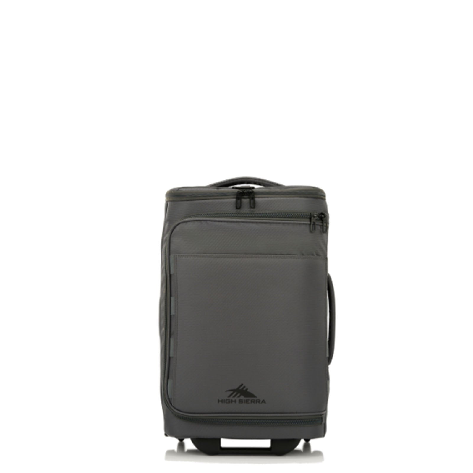 High-Sierra-Cross-Season-Pro-55cm-Wheeled-Duffel-Ash-Grey-Front