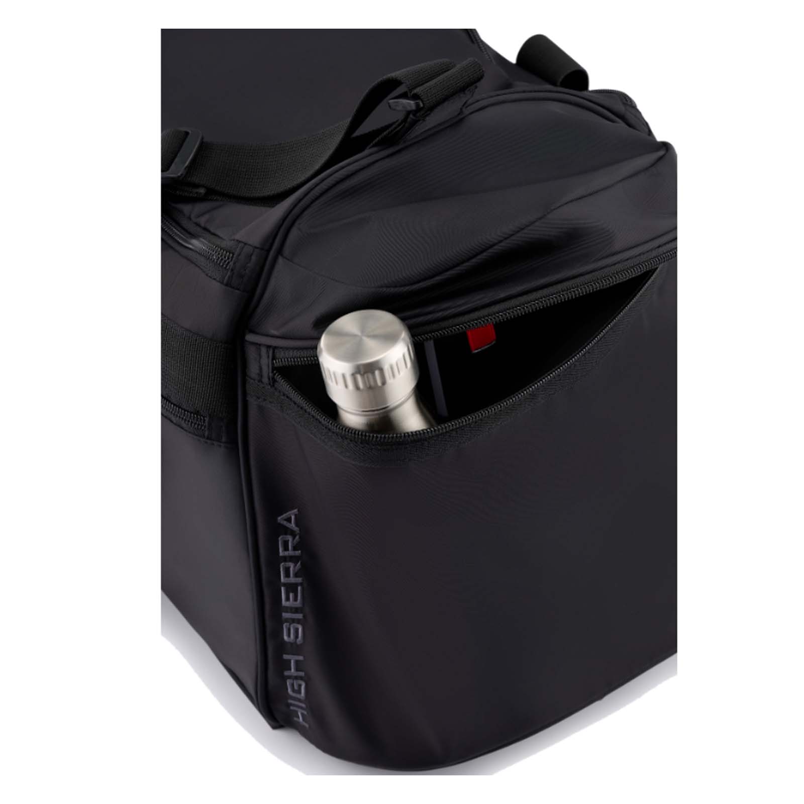 High-Sierra-Travel-Duffle-Large-Black-Pocket1