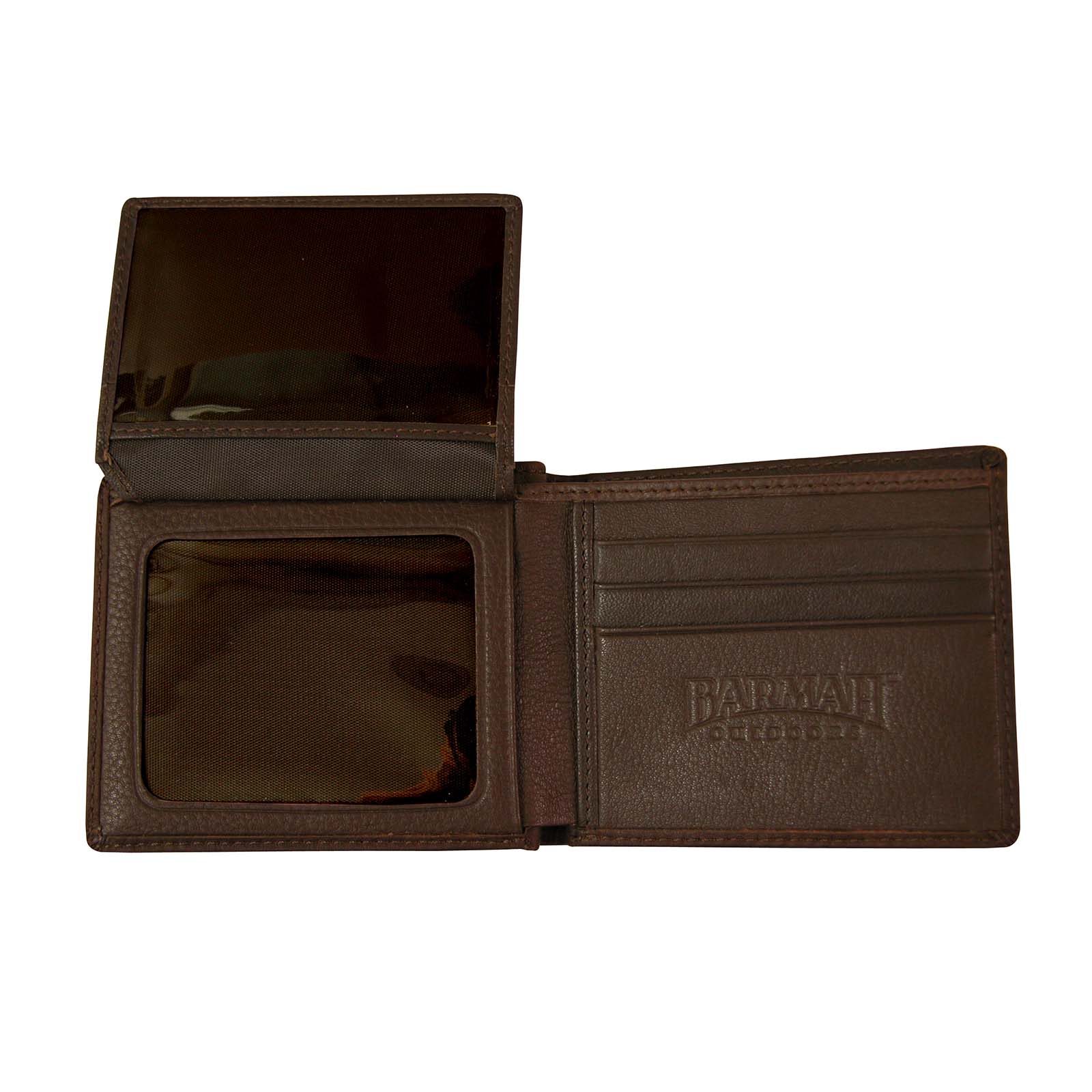 Kangaroo-Leather-Wallet-Single-Fold-Brown-Inside