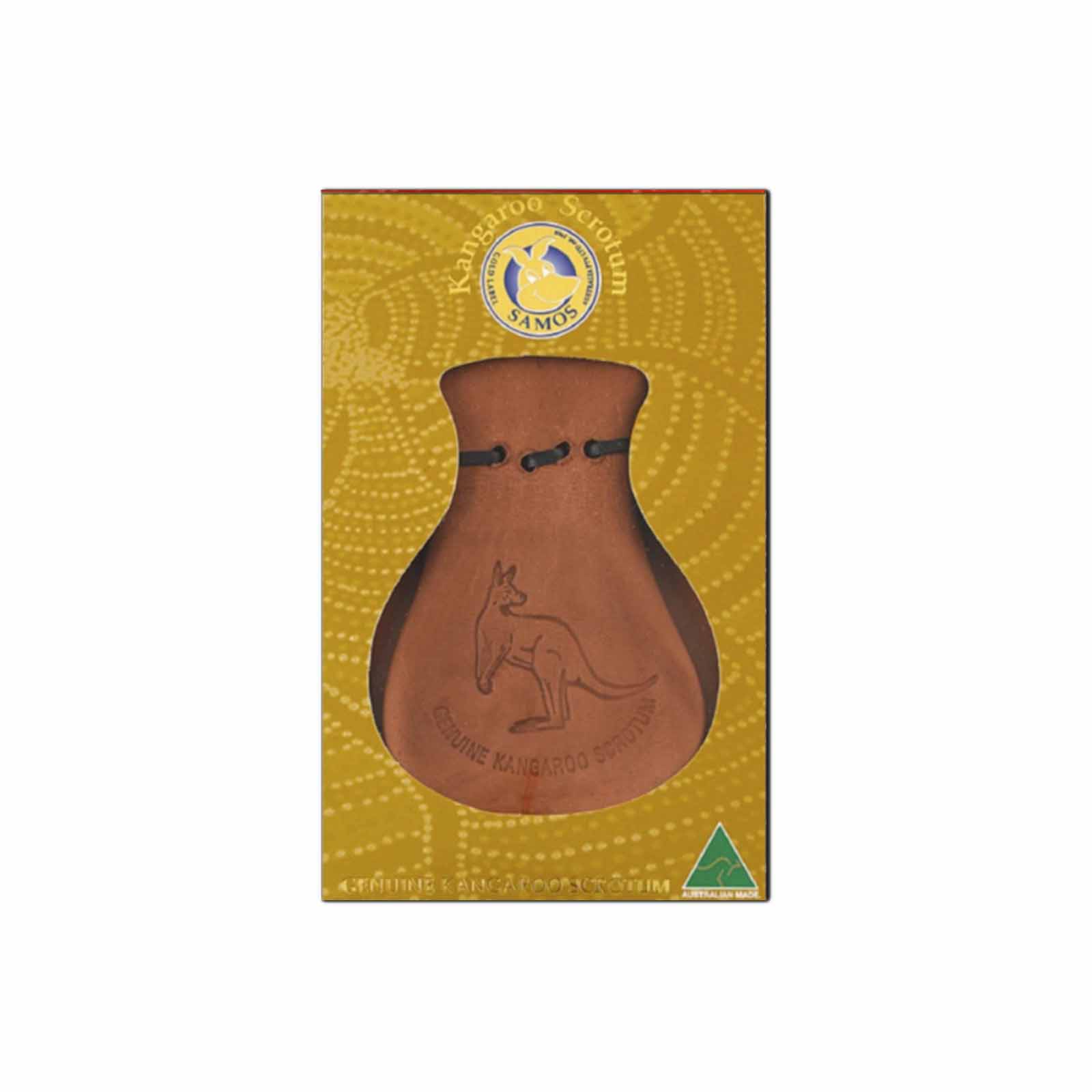 Kangaroo Scrotum Boxed Large Gold