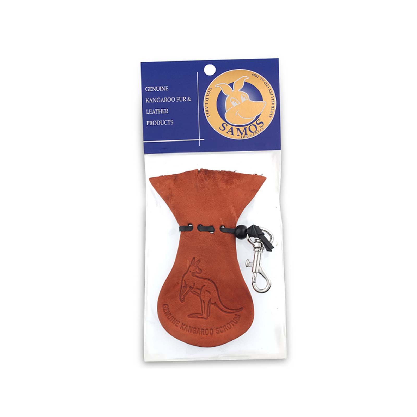 Kangaroo-Scrotum-Key-Ring-Medium