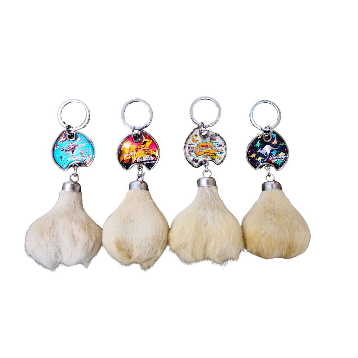 Kangaroo-Scrotum-Keyring-Map
