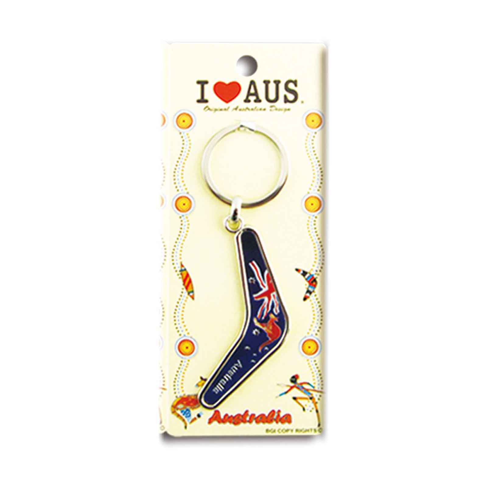 Key-Ring-Boomerang-Flag-Kangaroo-Navy