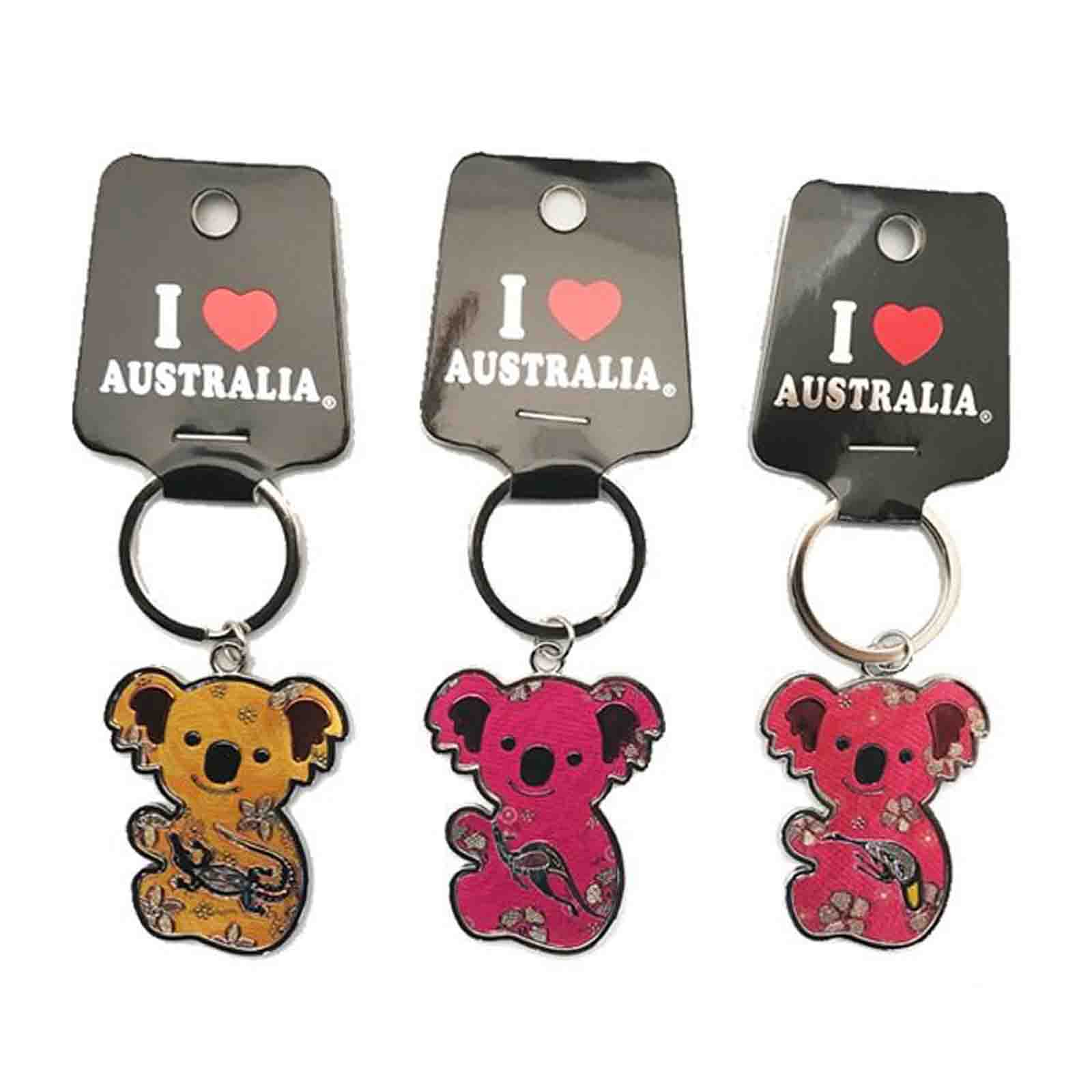 Key-Ring-Double-Side-Koala-Shape
